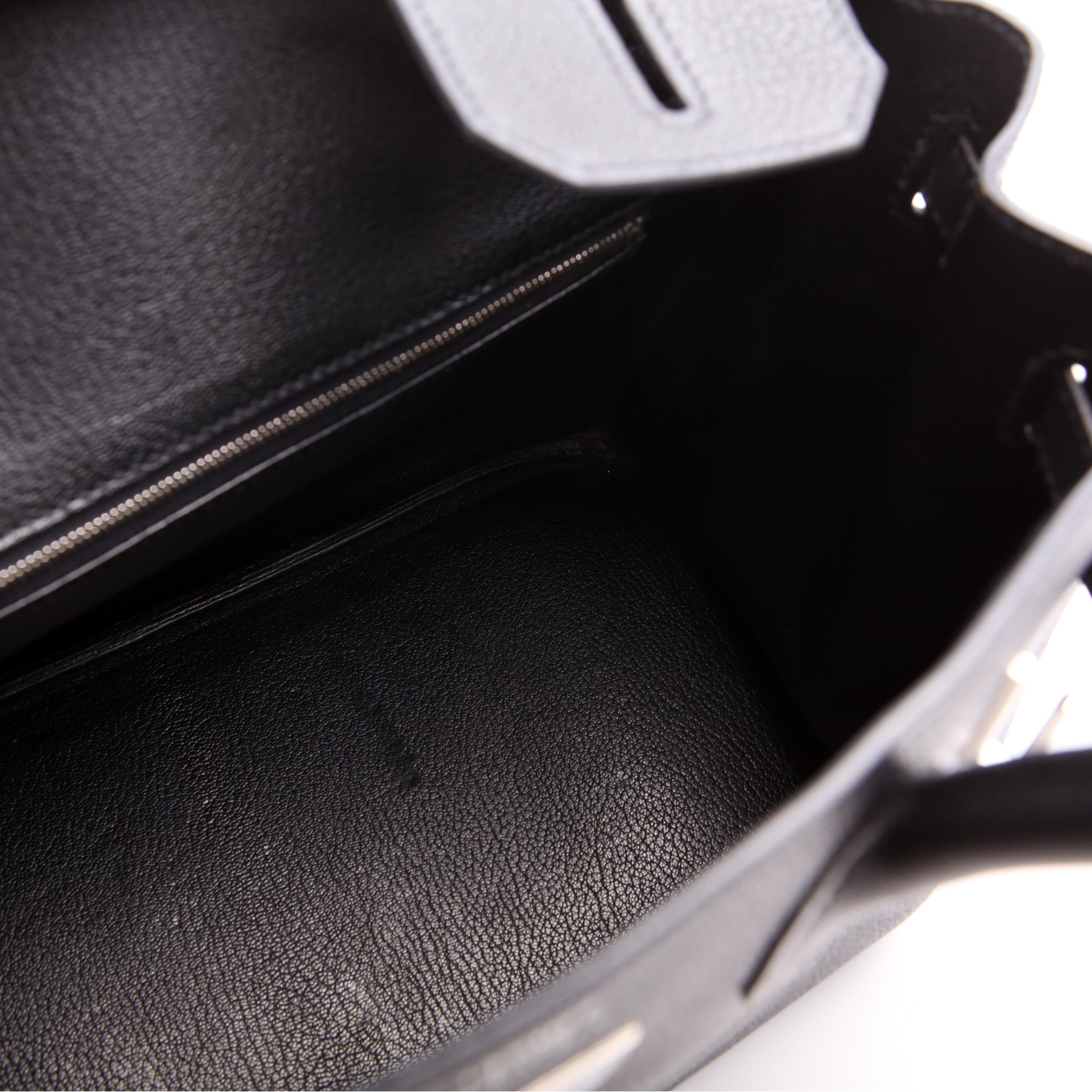 Birkin 30 Togo 2007 Black/Palladium