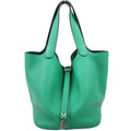 Hermes Picotin 22 Clemence Green/Blue