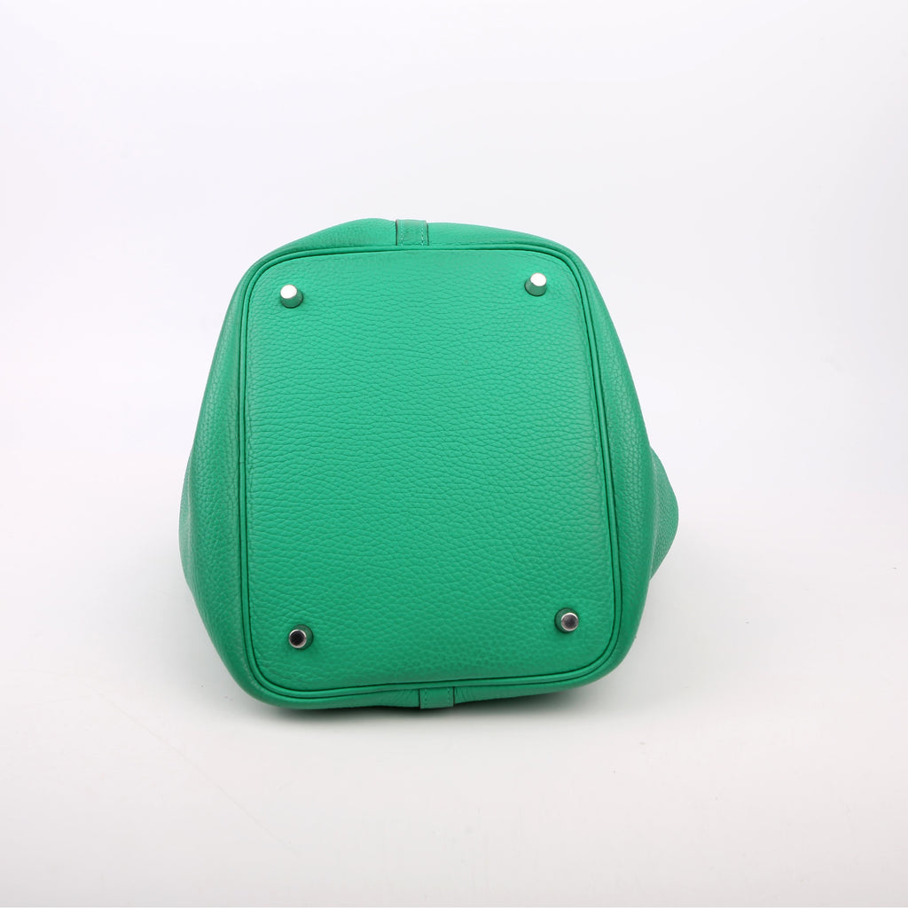 Hermes Picotin 22 Clemence Green/Blue