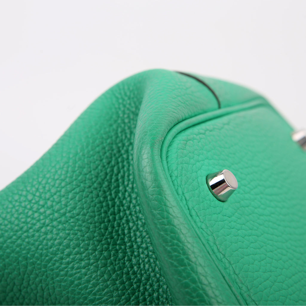 Hermes Picotin 22 Clemence Green/Blue