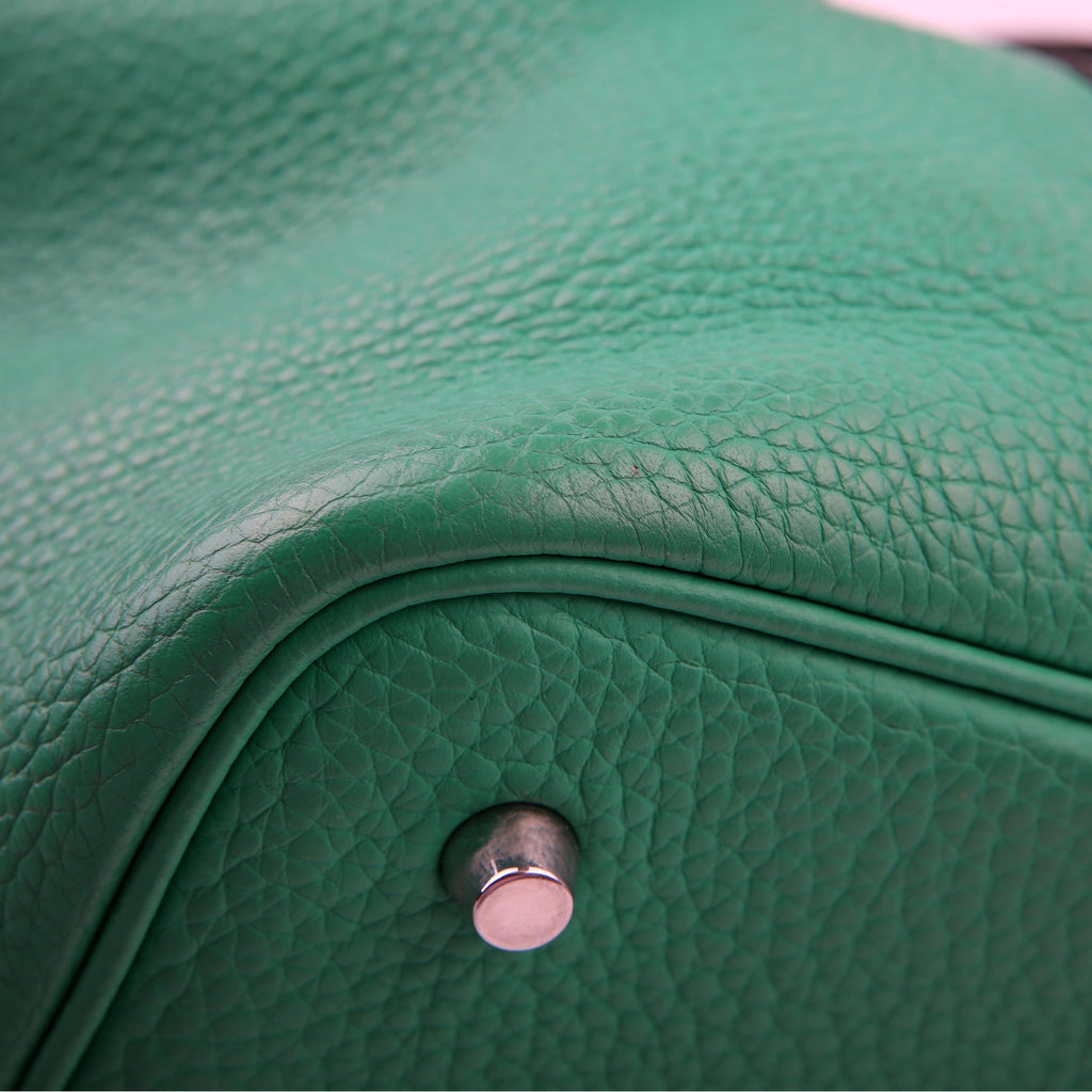 Hermes Picotin 22 Clemence Green/Blue