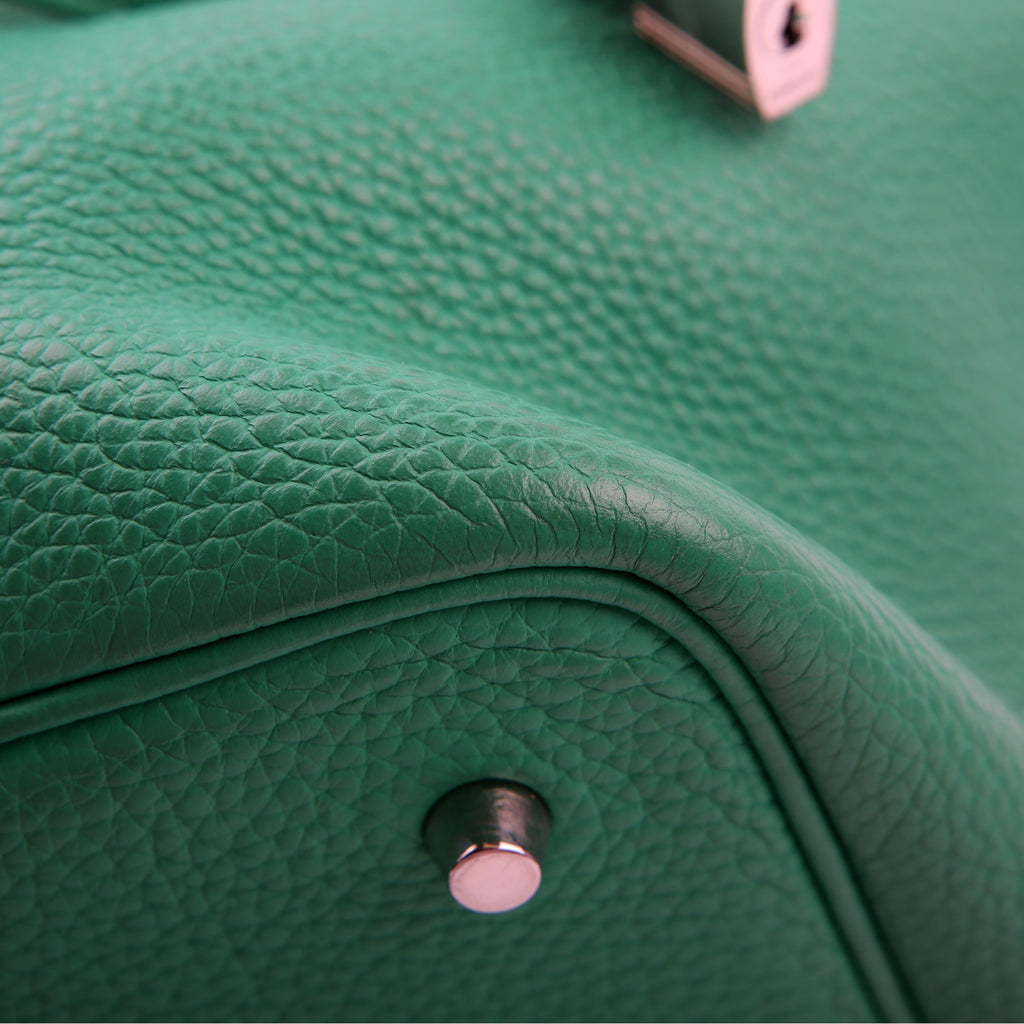 Hermes Picotin 22 Clemence Green/Blue
