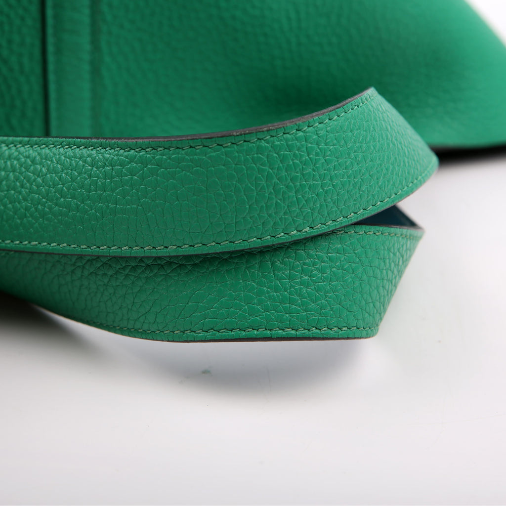 Hermes Picotin 22 Clemence Green/Blue