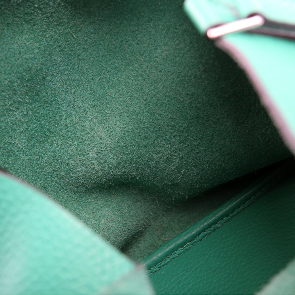 Hermes Picotin 22 Clemence Green/Blue