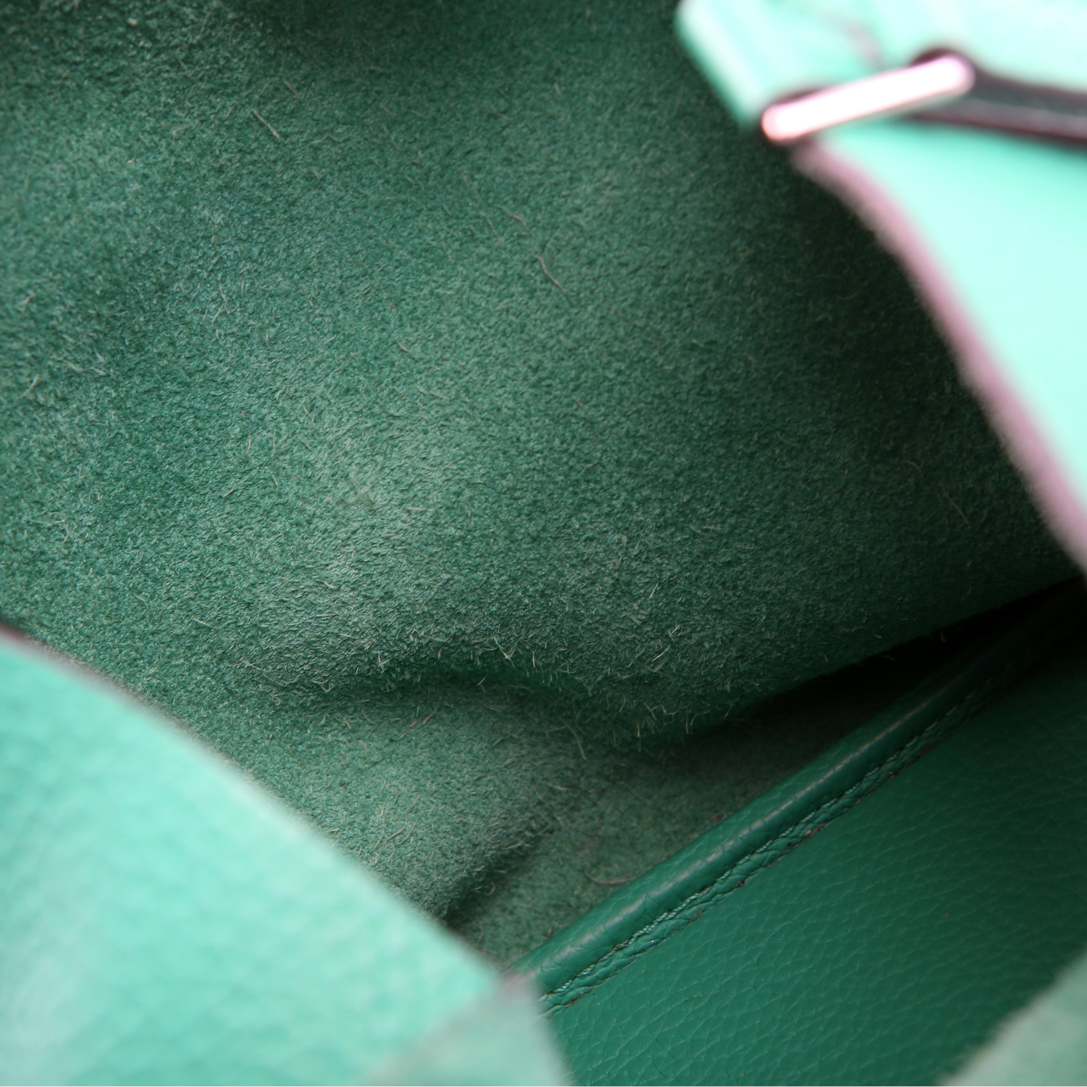 Hermes Picotin 22 Clemence Green/Blue