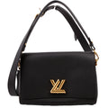 Soft Twist Shoulder Calfskin Black