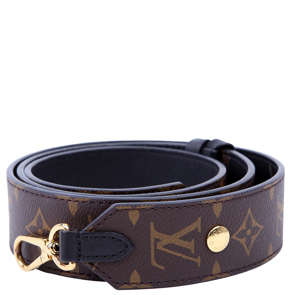 Bandouliere Adjustable Monogram Strap Black