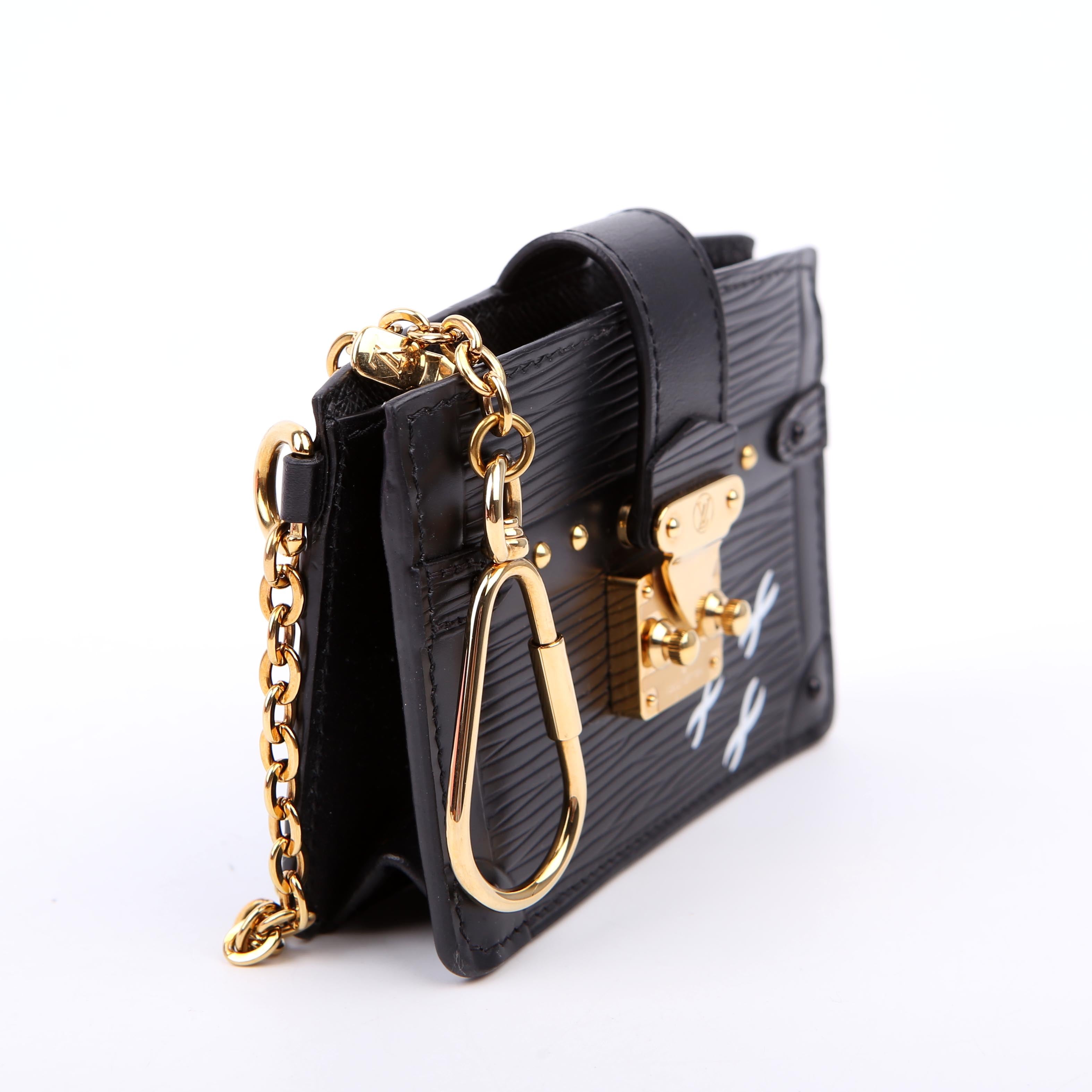 Trunk Multicartes Card Holder Epi Black