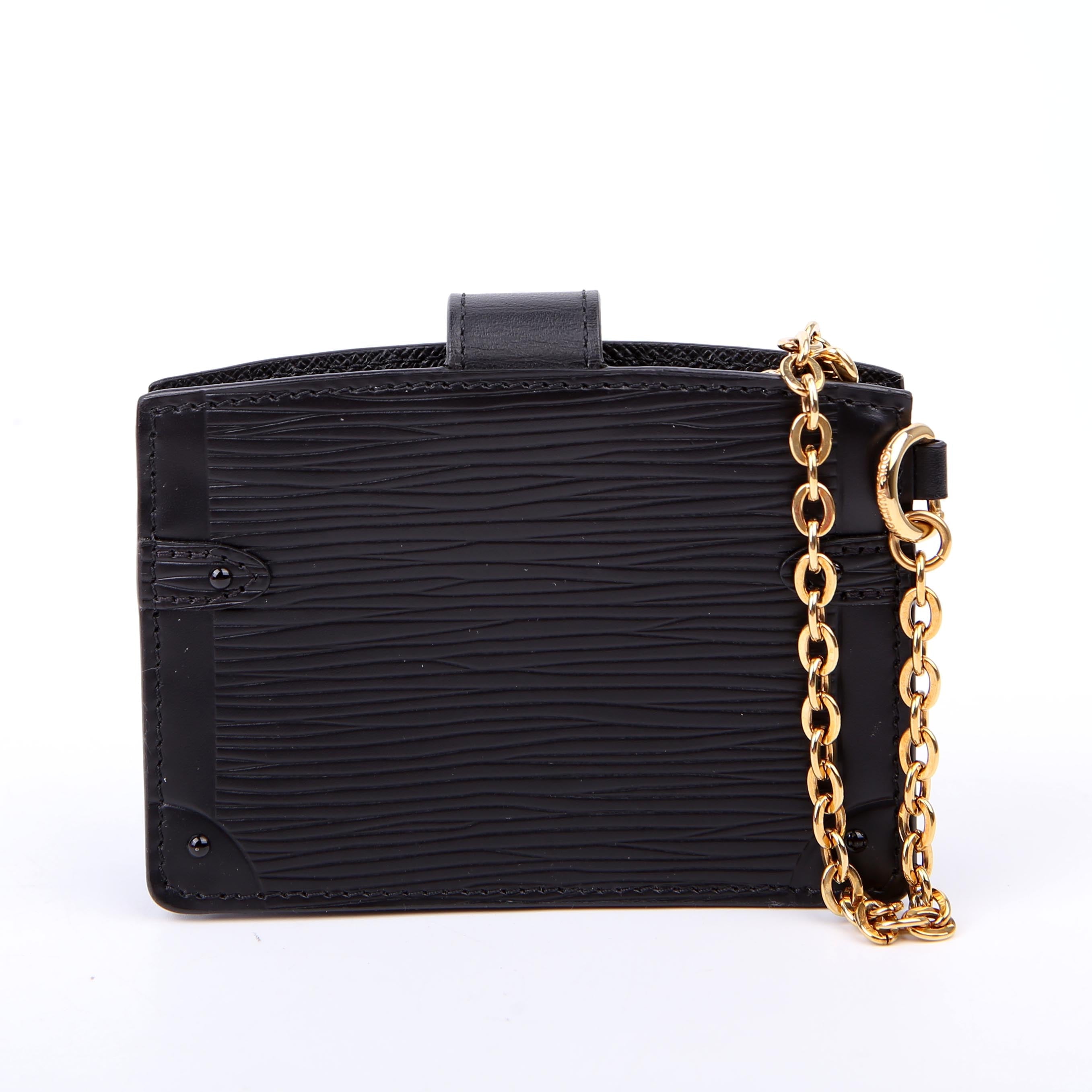 Trunk Multicartes Card Holder Epi Black