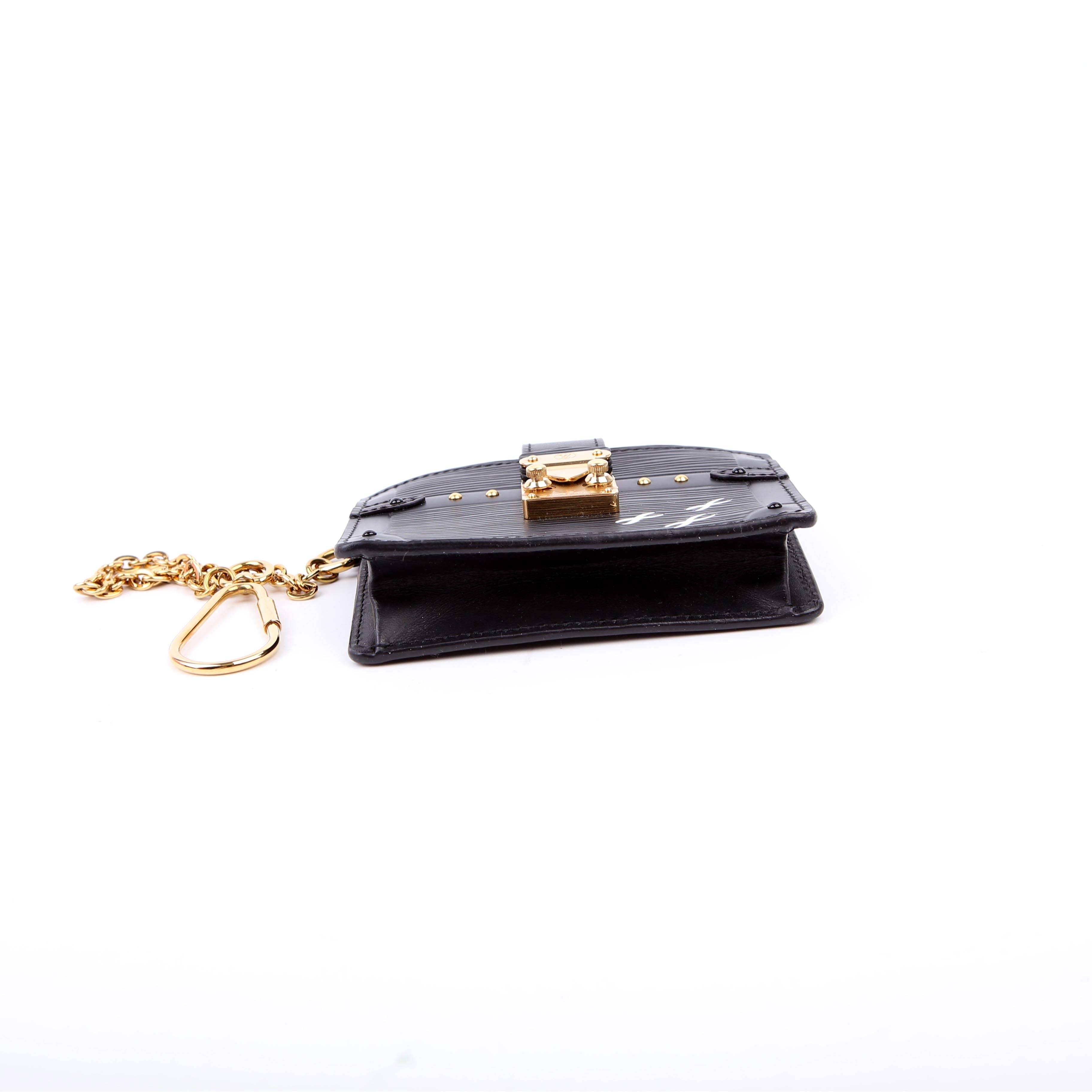 Trunk Multicartes Card Holder Epi Black