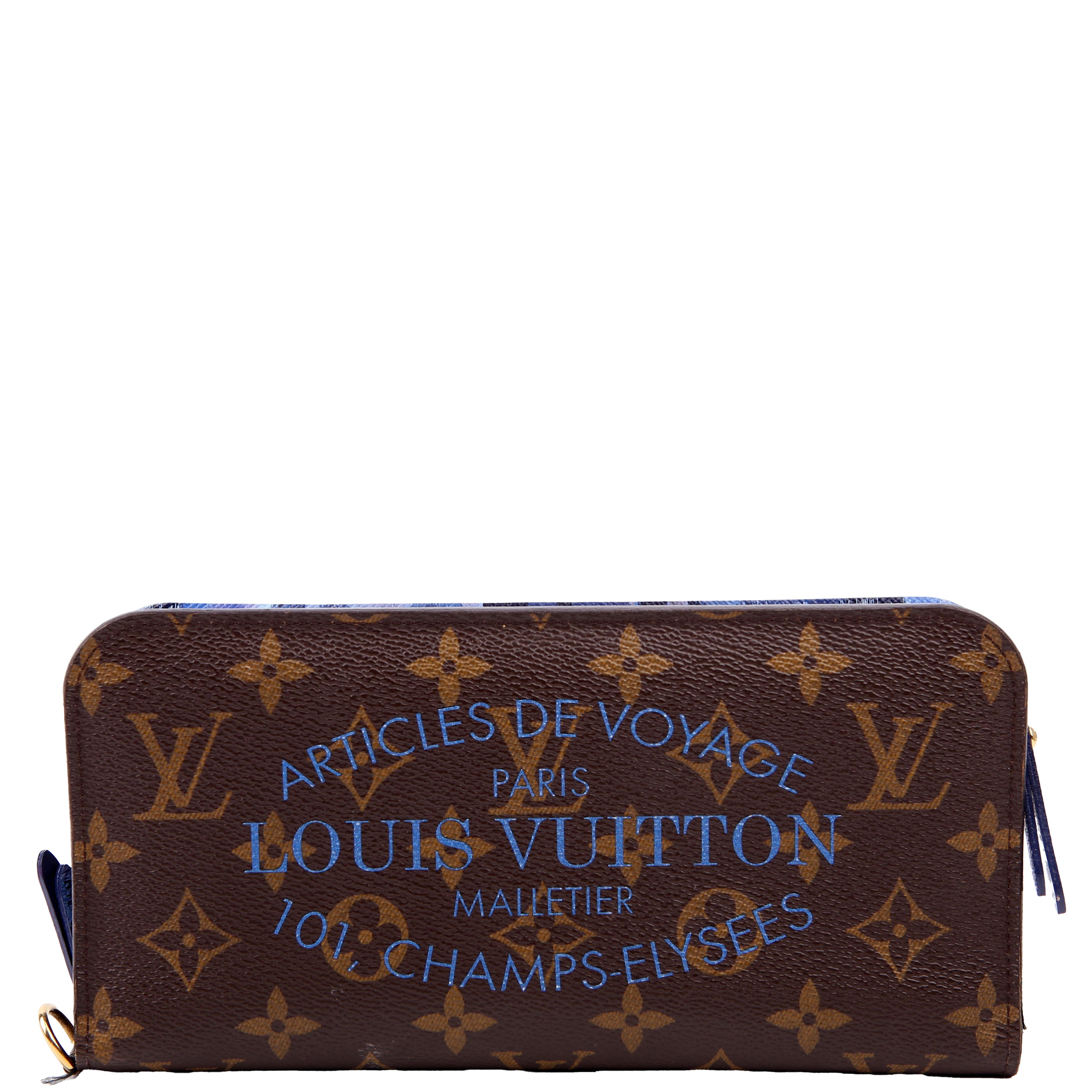 Insolite Wallet Ikat Monogram Blue