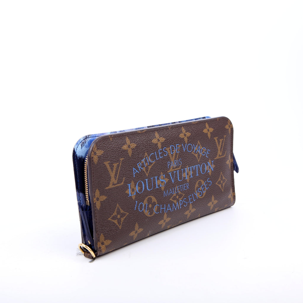 Insolite Wallet Ikat Monogram Blue