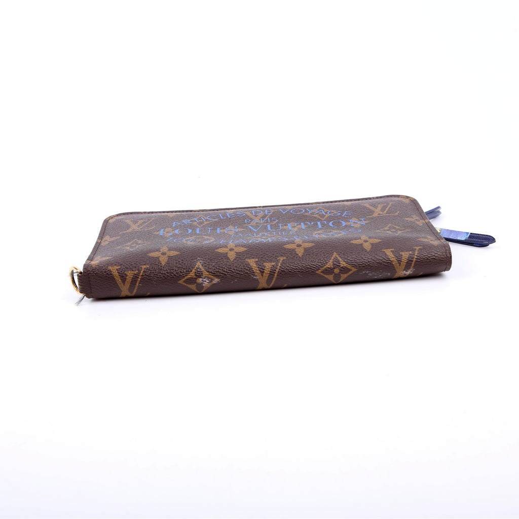 Insolite Wallet Ikat Monogram Blue