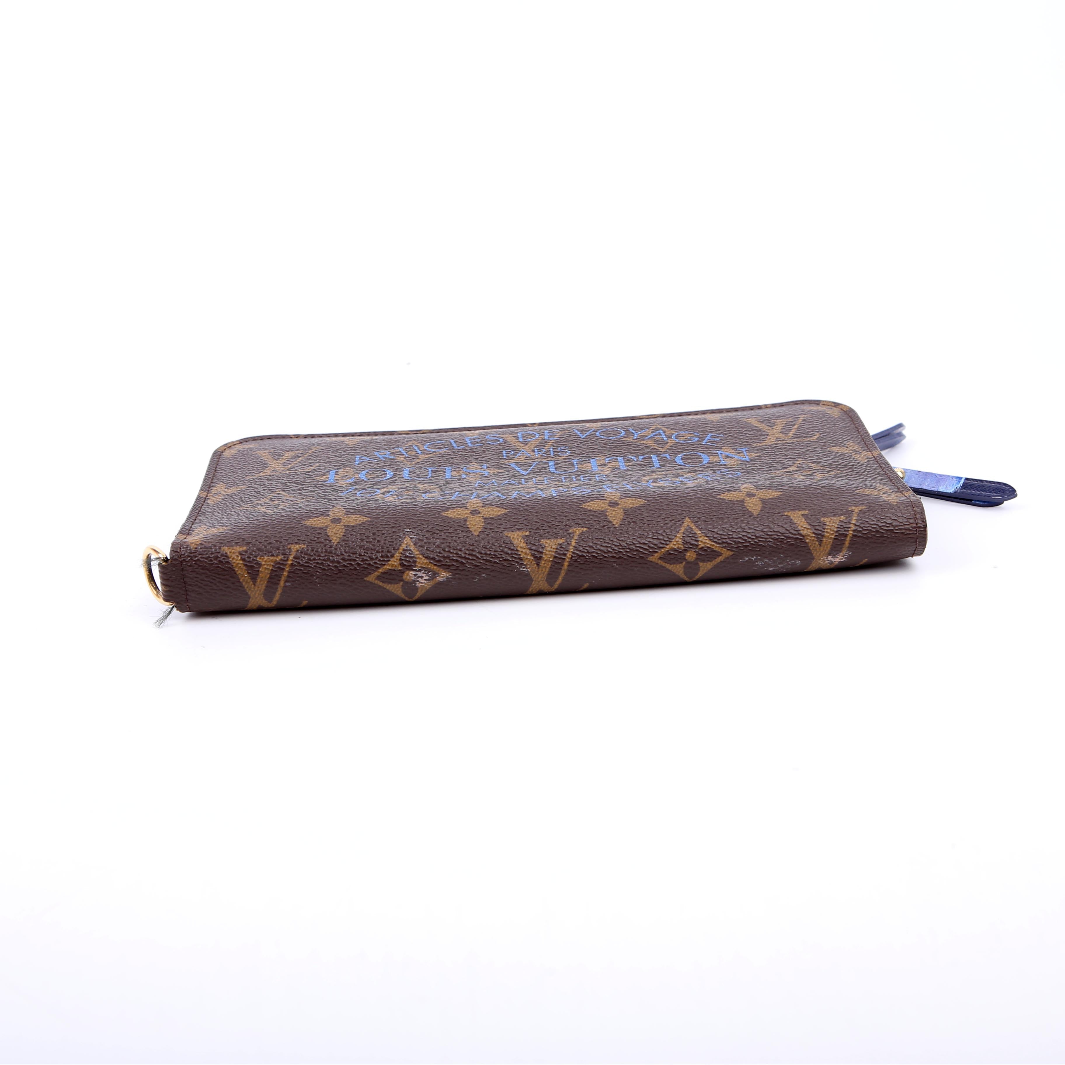 Insolite Wallet Ikat Monogram Blue