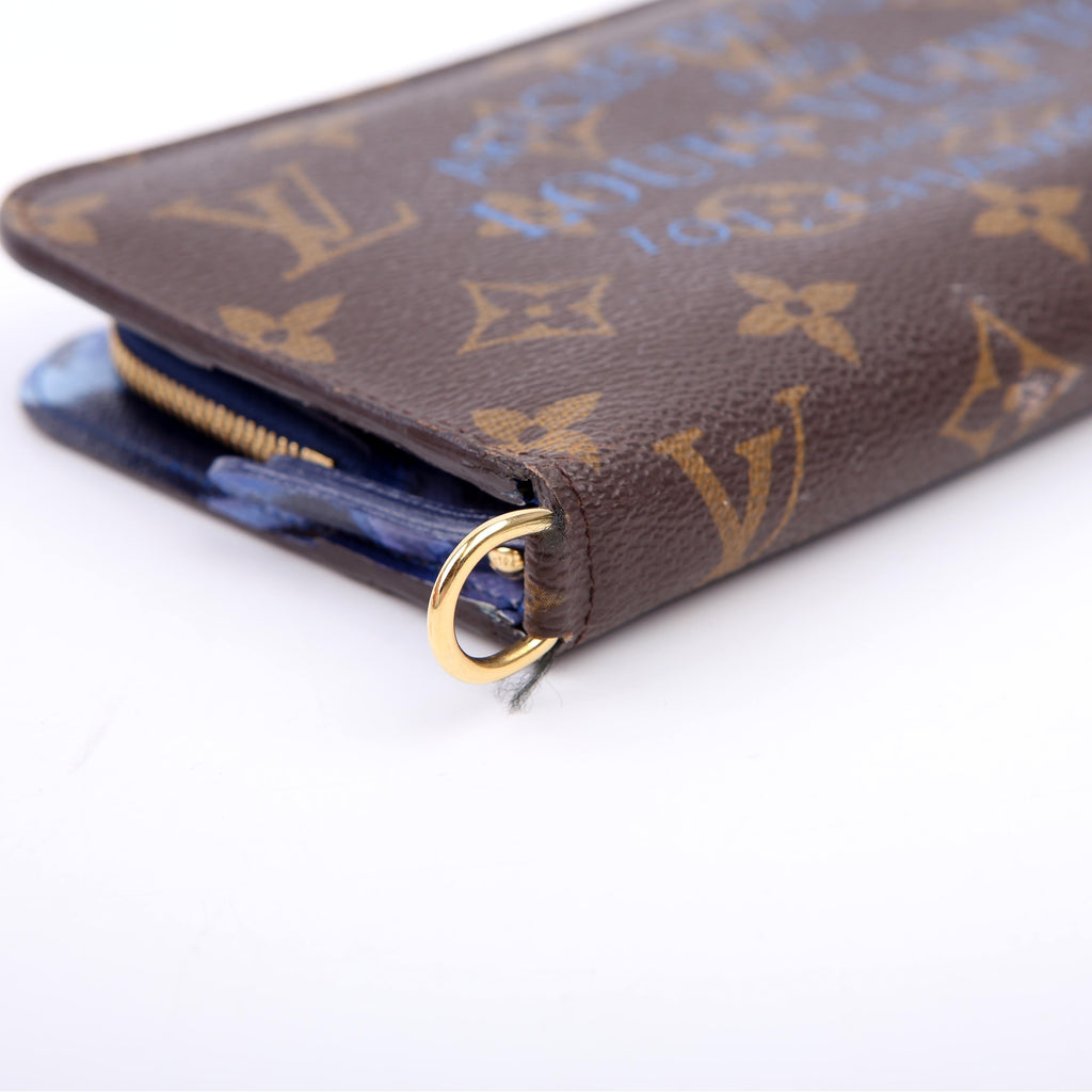 Insolite Wallet Ikat Monogram Blue