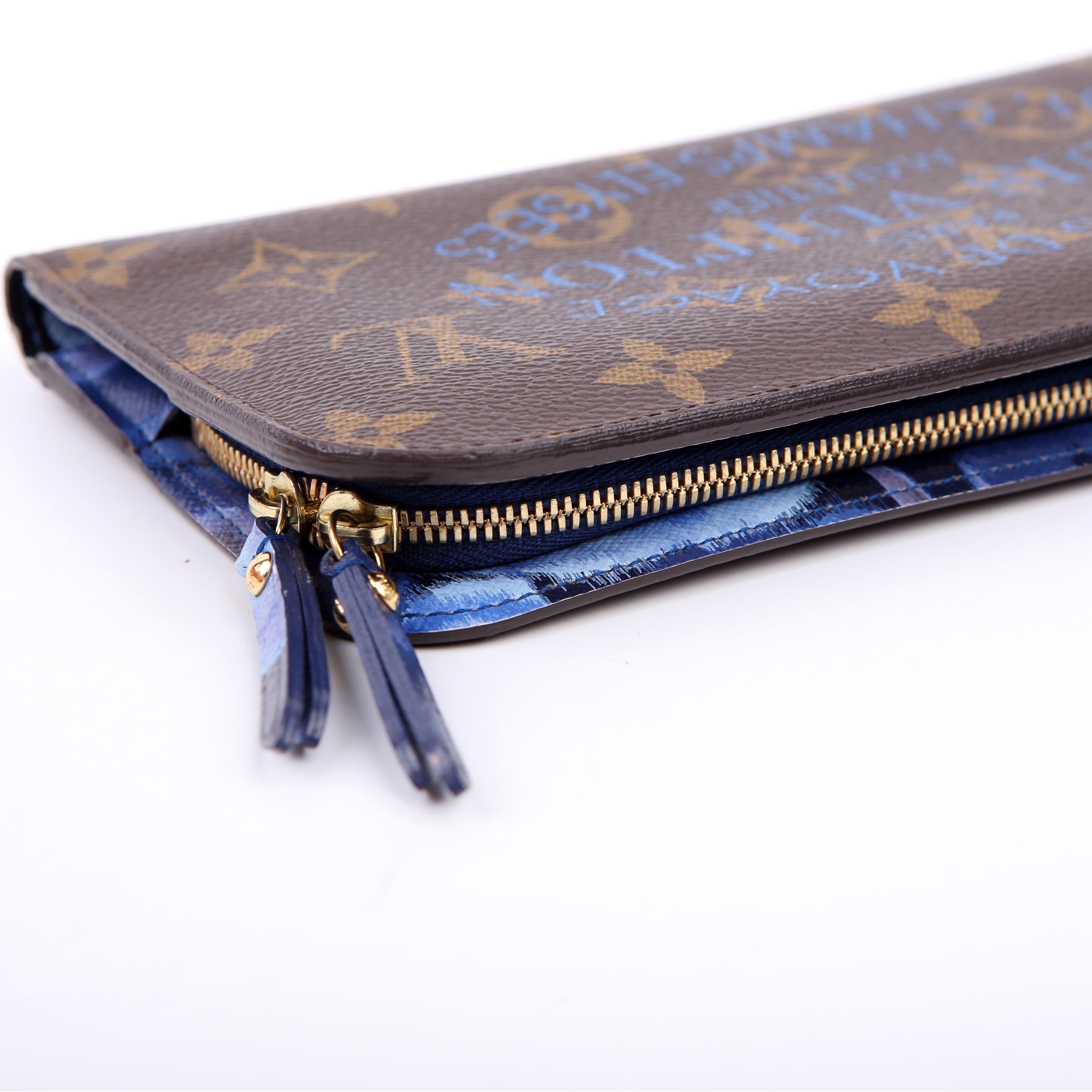 Insolite Wallet Ikat Monogram Blue