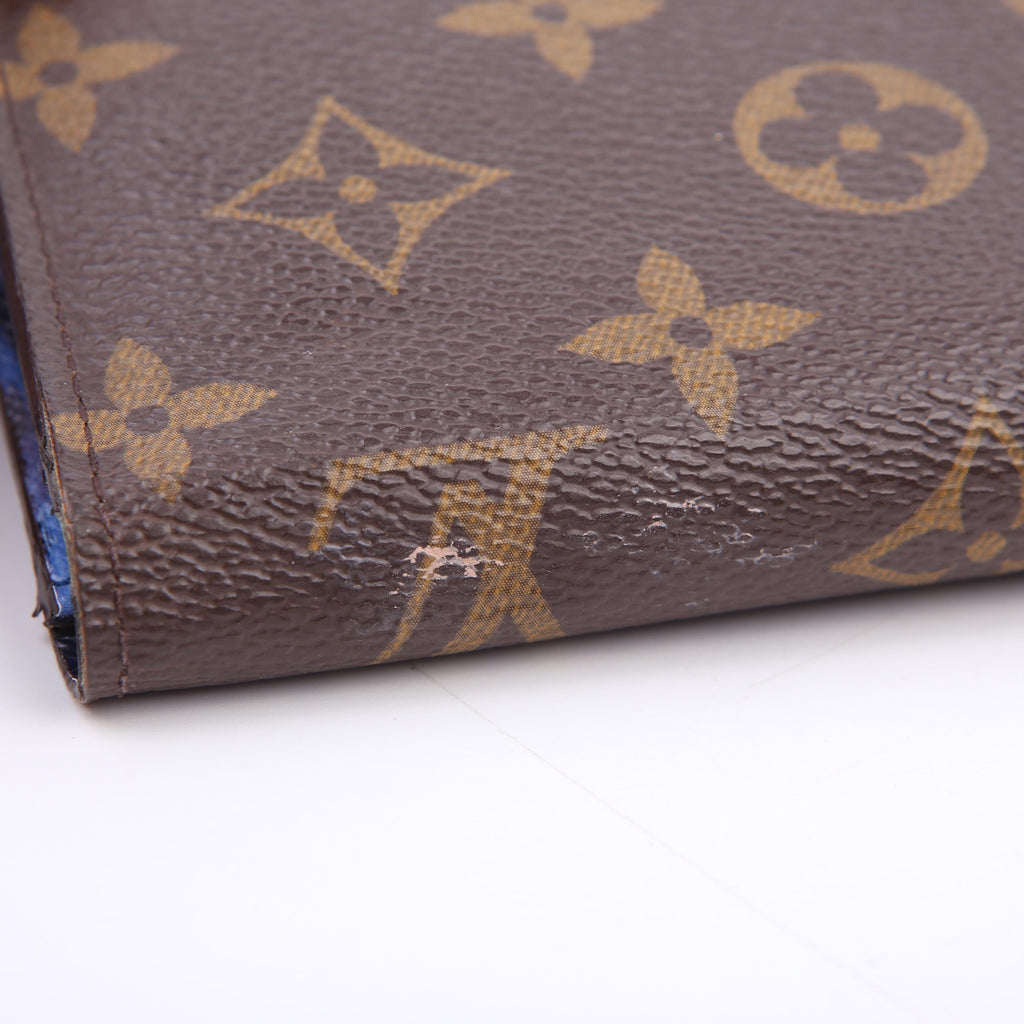 Insolite Wallet Ikat Monogram Blue