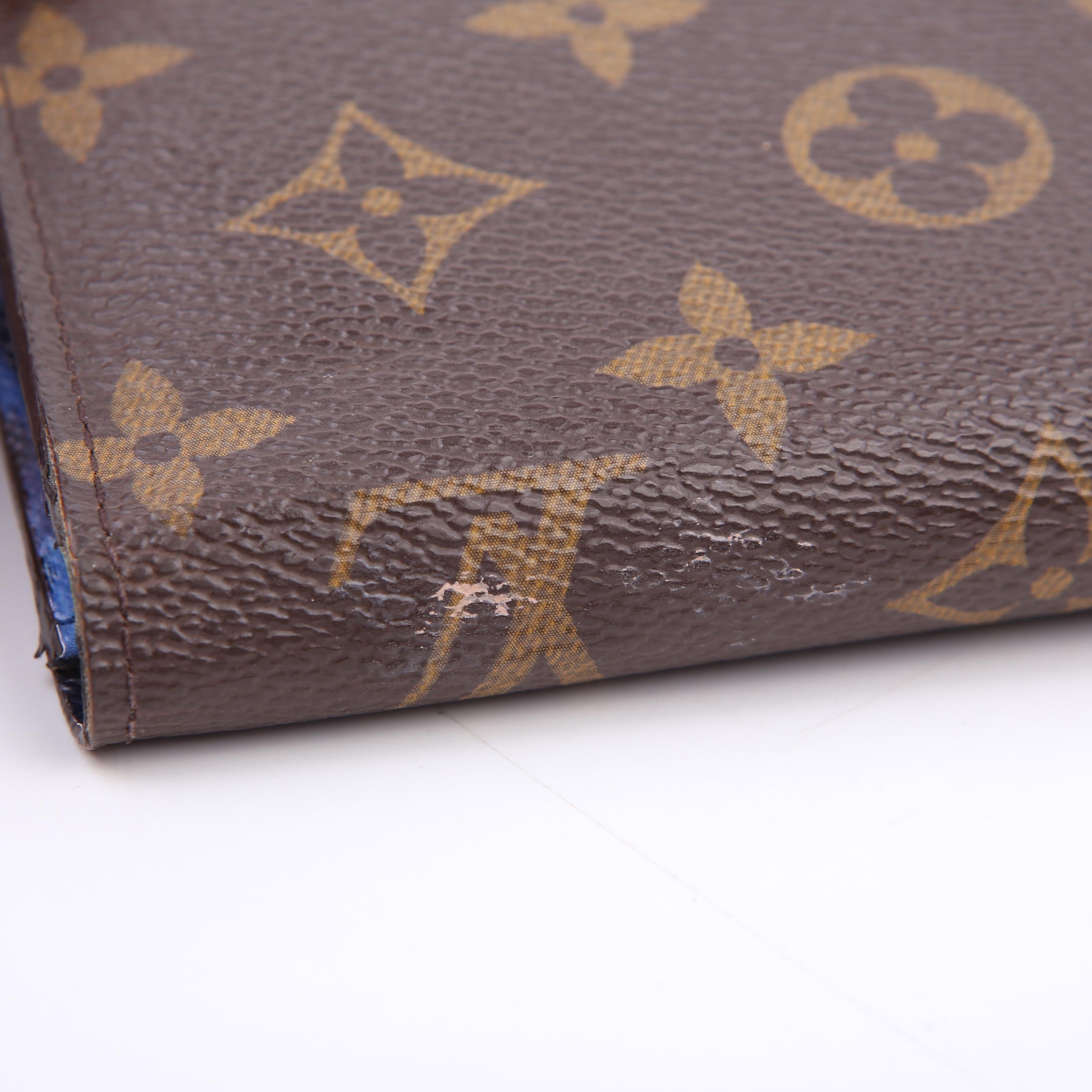 Insolite Wallet Ikat Monogram Blue