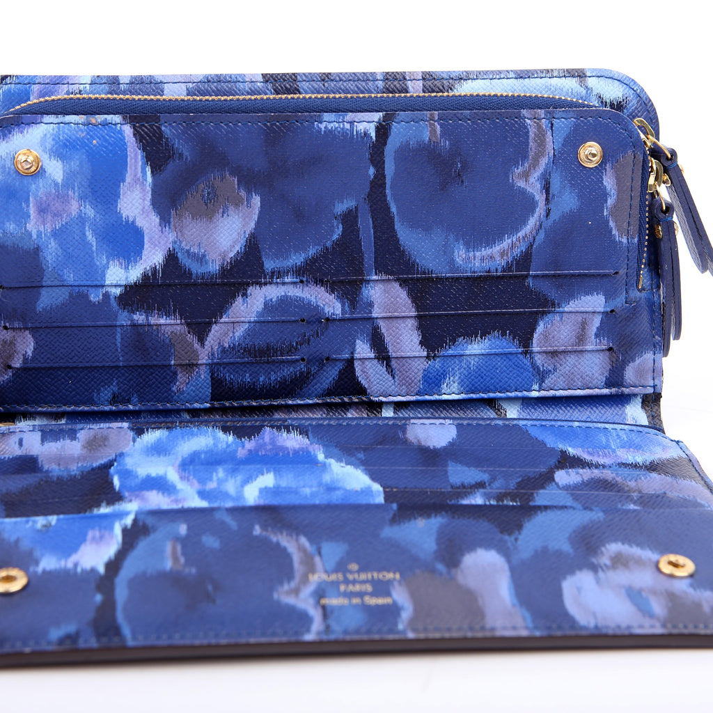 Insolite Wallet Ikat Monogram Blue