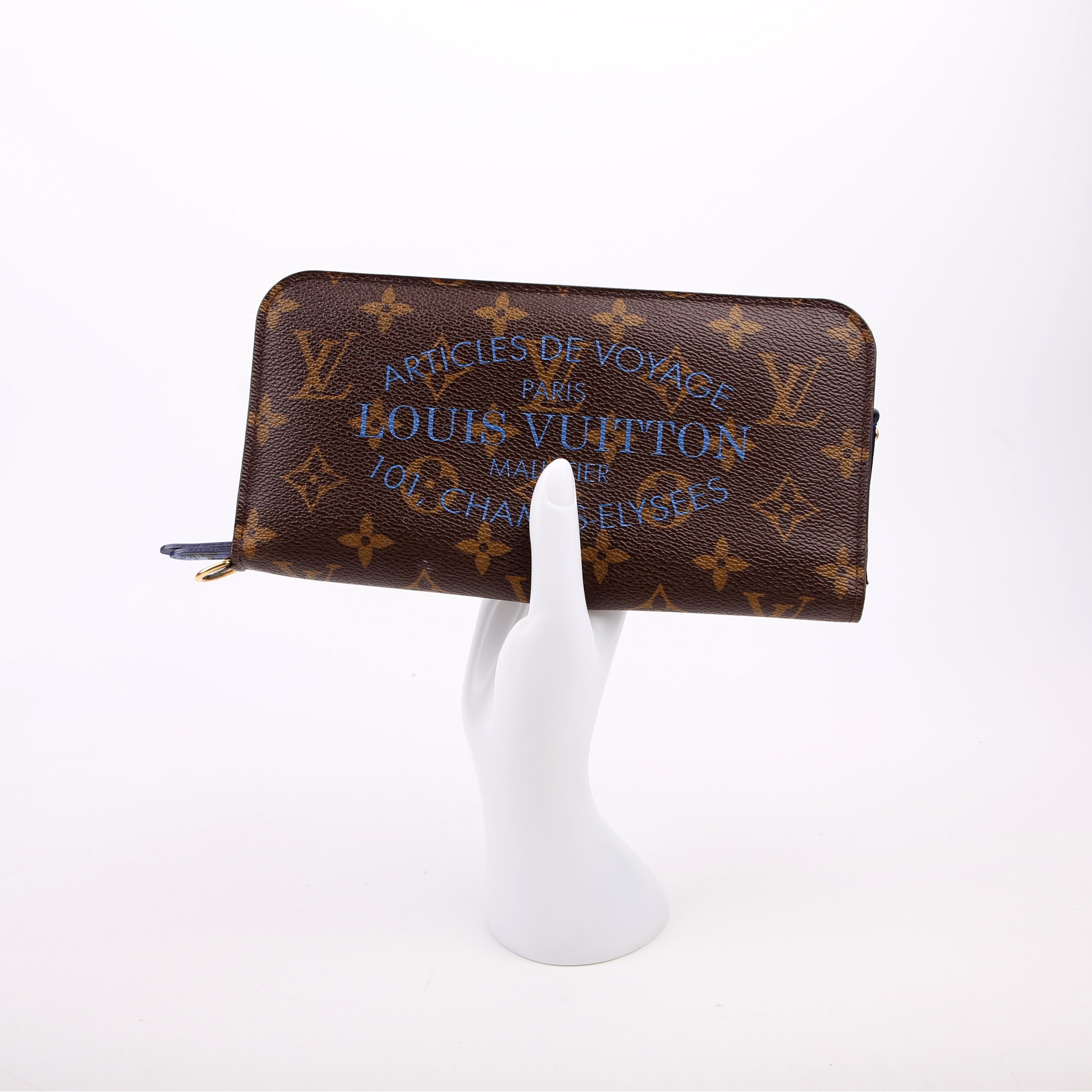 Insolite Wallet Ikat Monogram Blue