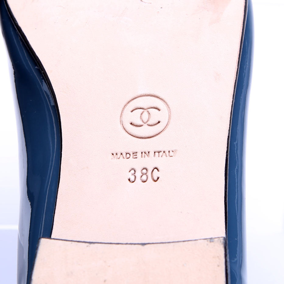 Cap Toe Ballet Flats Size 38