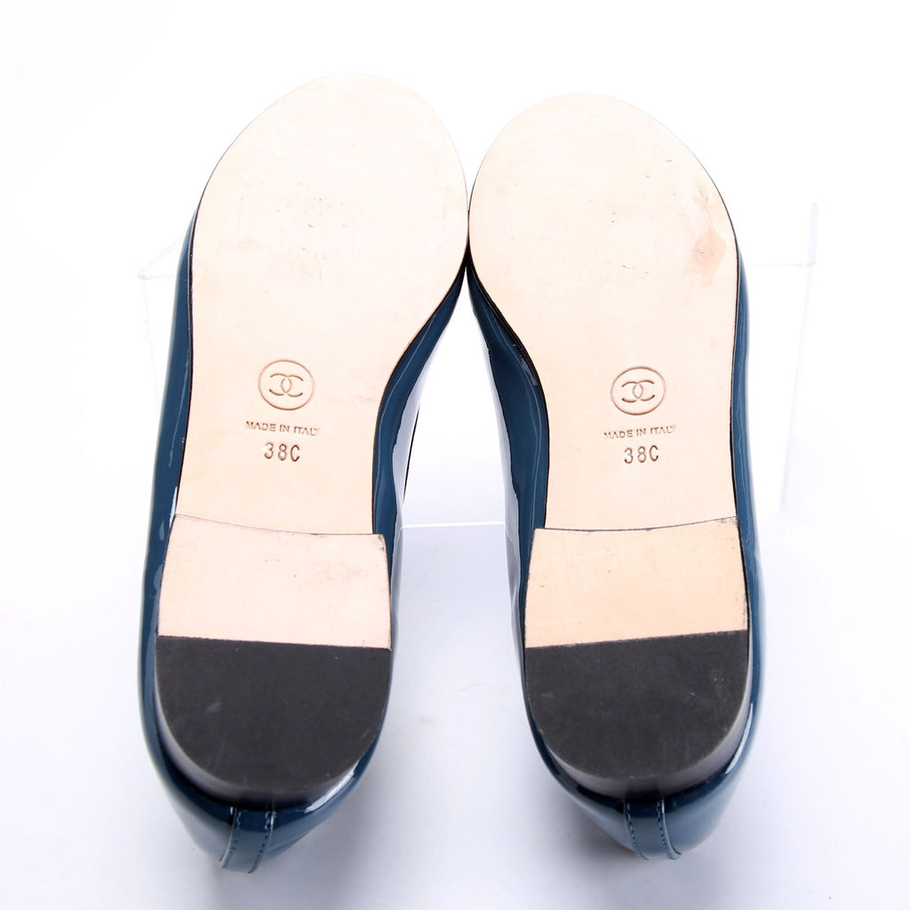 Cap Toe Ballet Flats Size 38