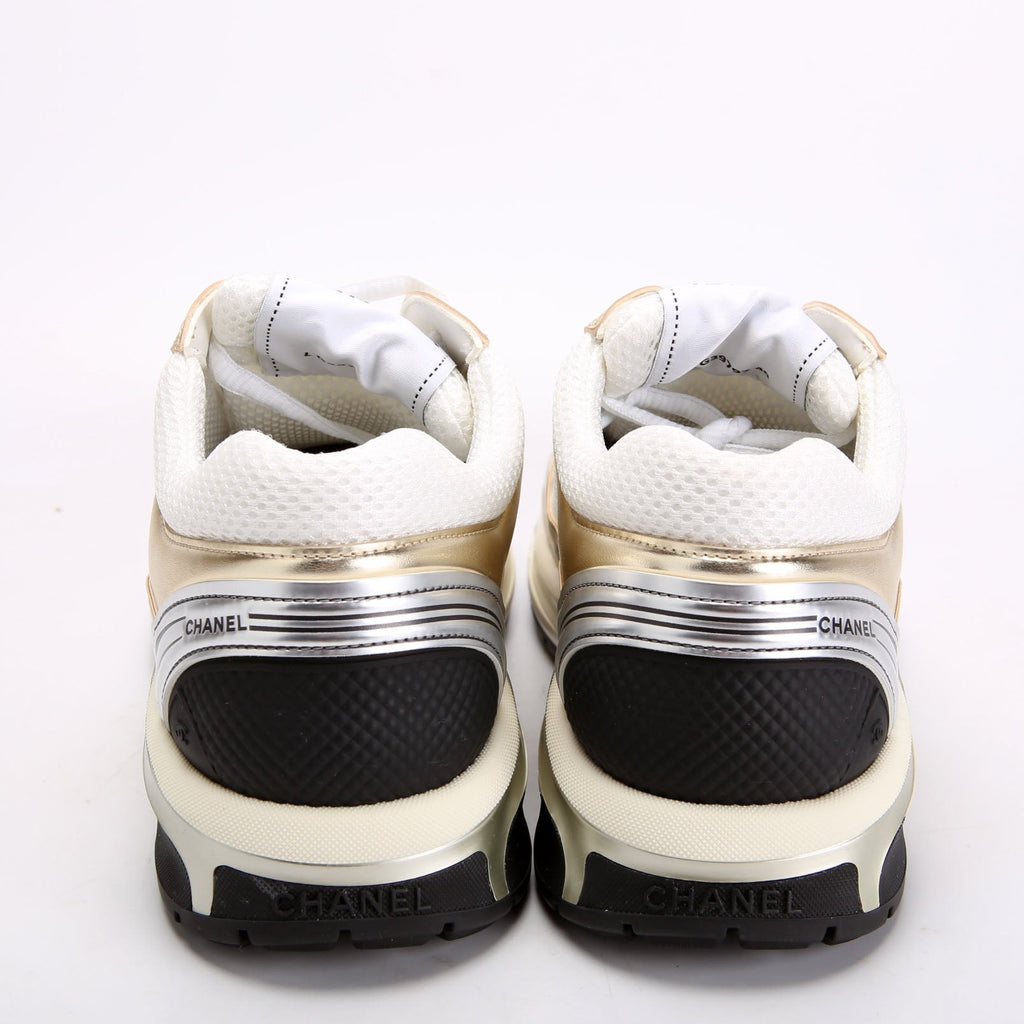 CC Mesh/Lambskin Trainers Size 40