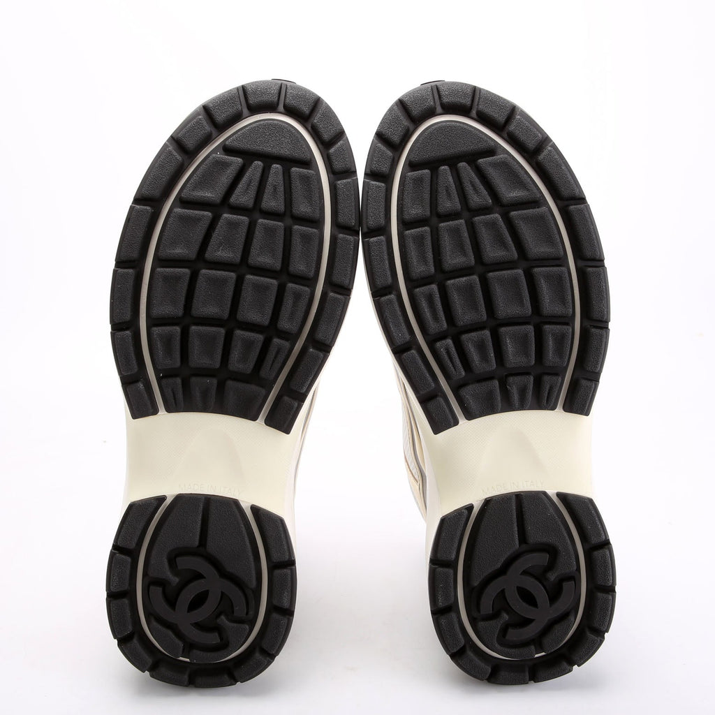 CC Mesh/Lambskin Trainers Size 40