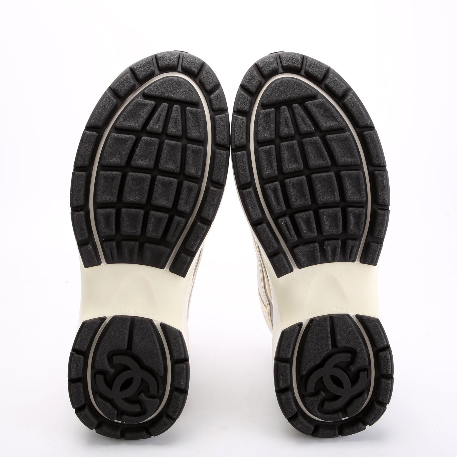CC Mesh/Lambskin Trainers Size 40