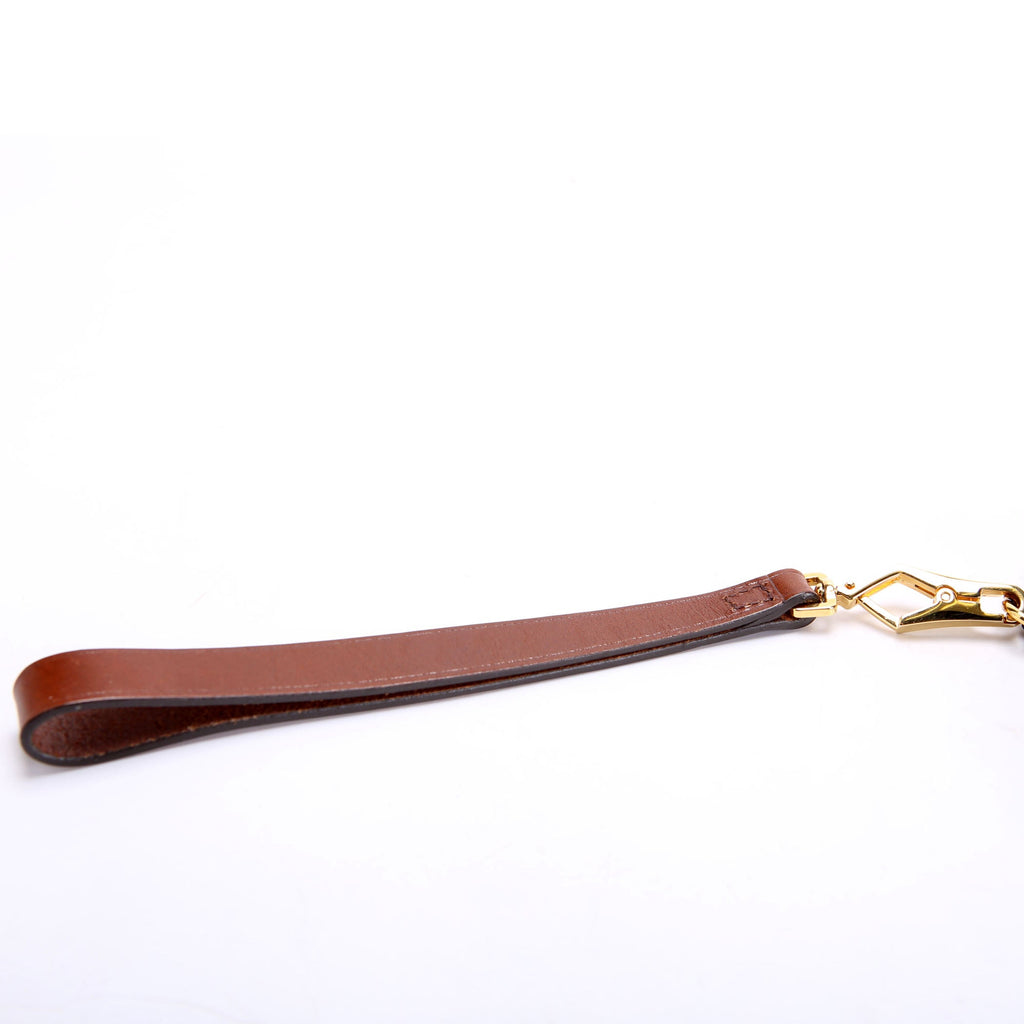 House Check Fold Over Wristlet Clutch