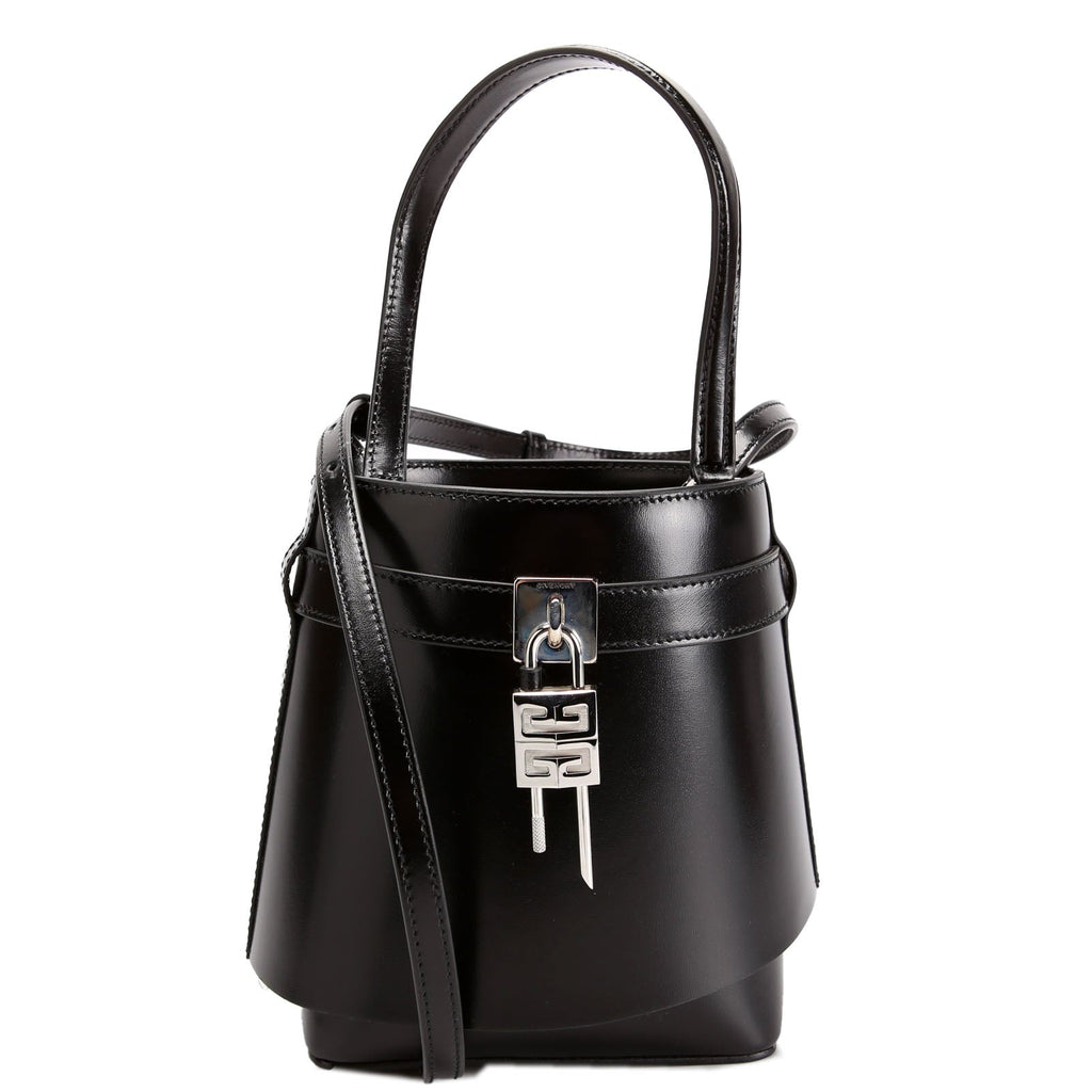 Shark Lock Bucket Bag Box Calfskin