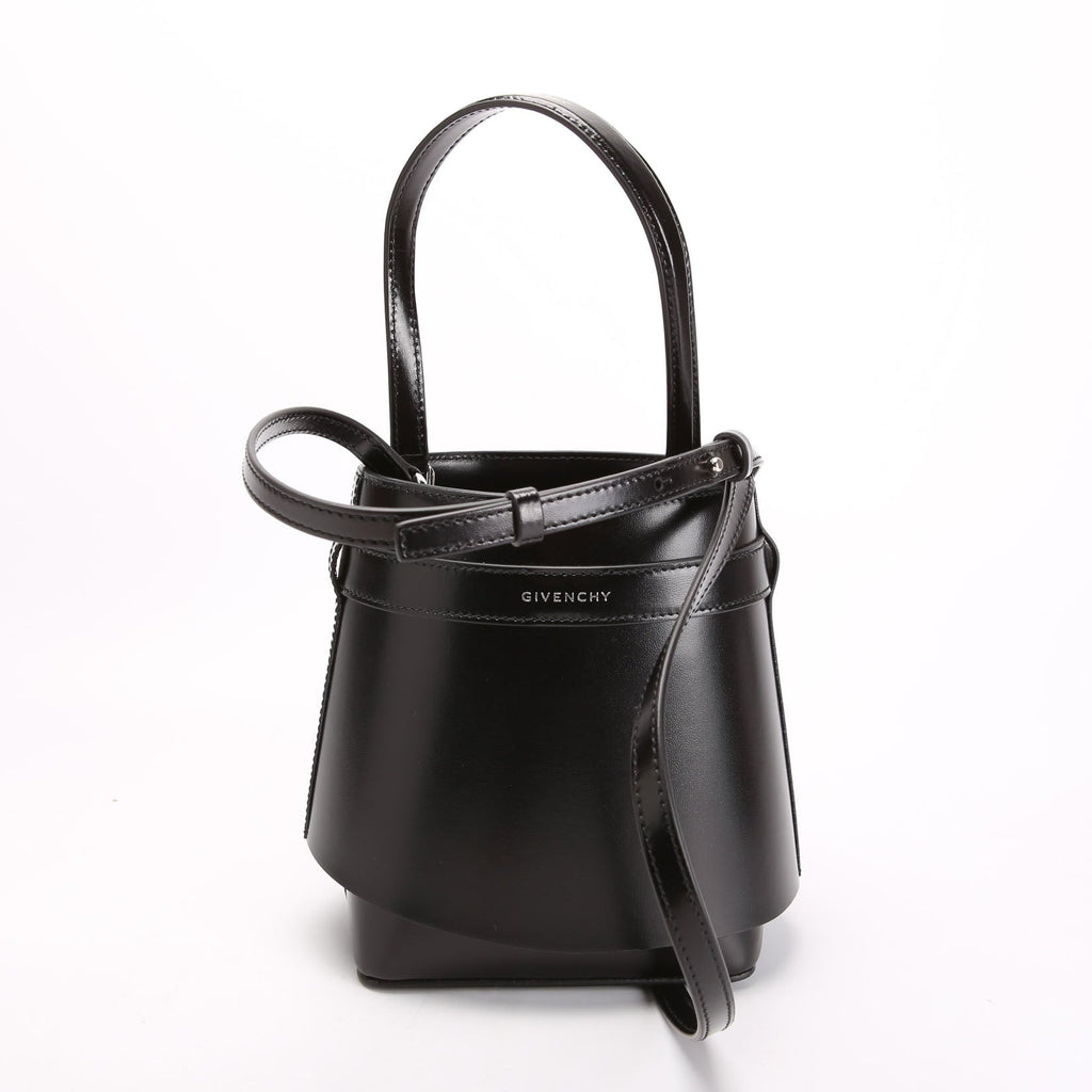Shark Lock Bucket Bag Box Calfskin