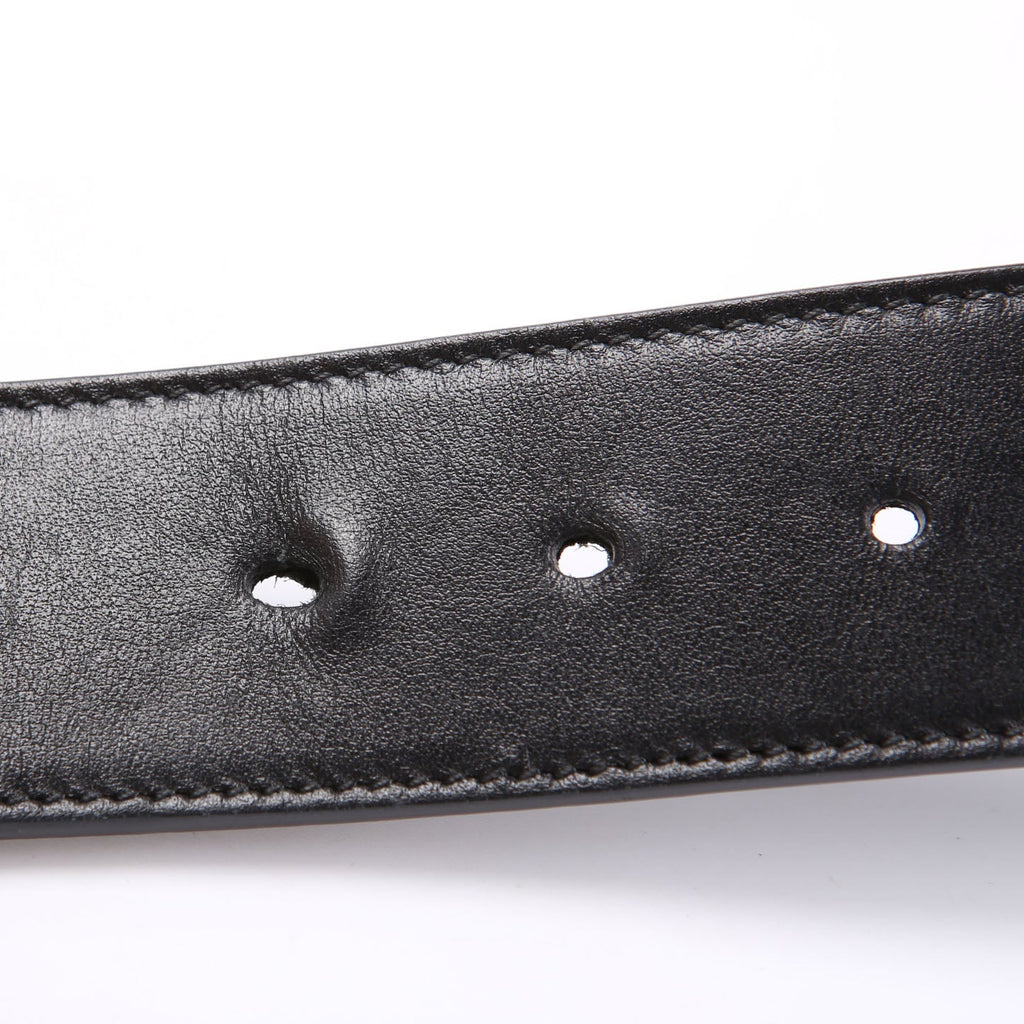 Gucci 400593 Marmont GG Supreme Belt Size 85/34 Black