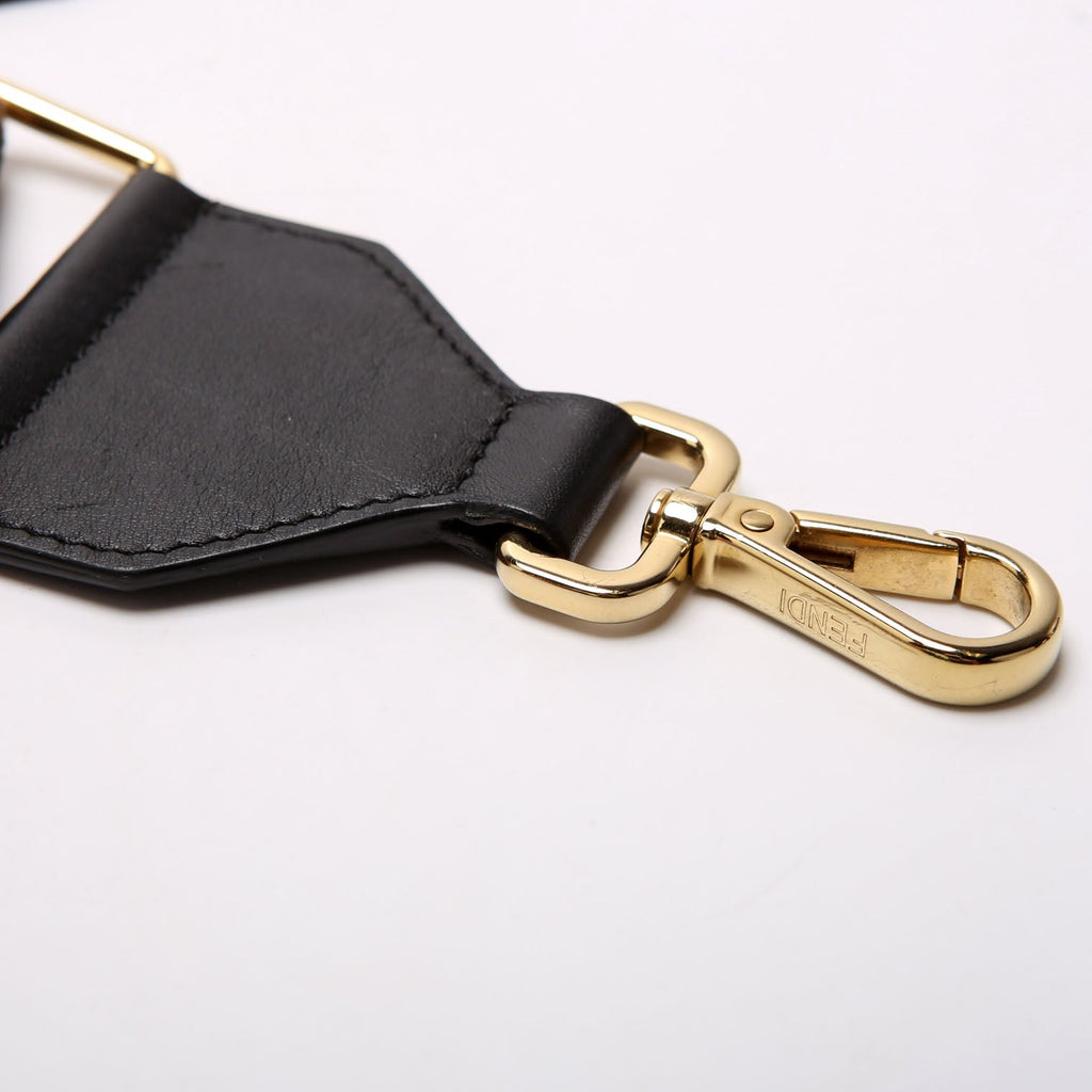 Fendi 8AV386 Strap You FF Fabric Strap Brown/Black