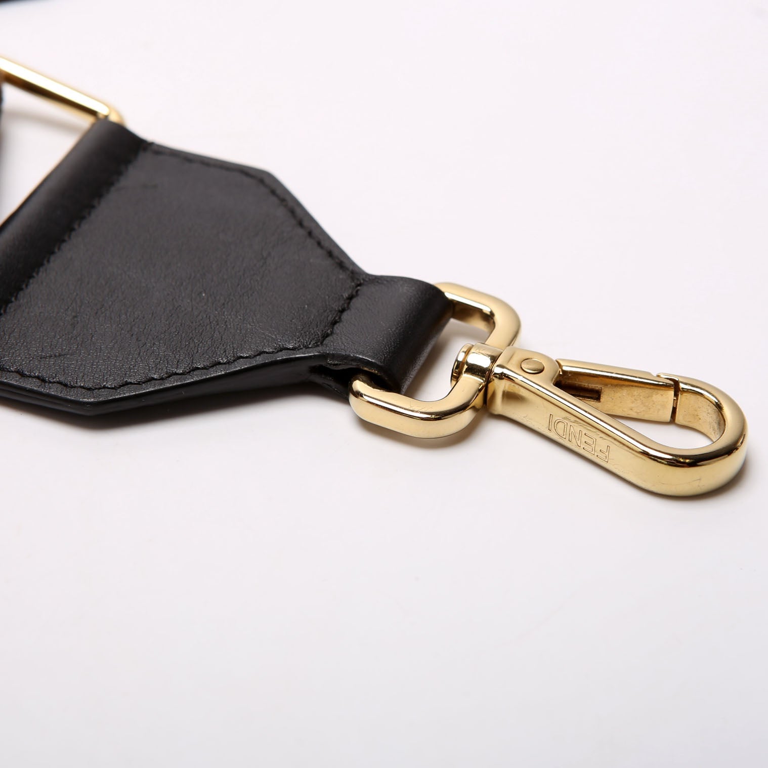 Fendi 8AV386 Strap You FF Fabric Strap Brown/Black