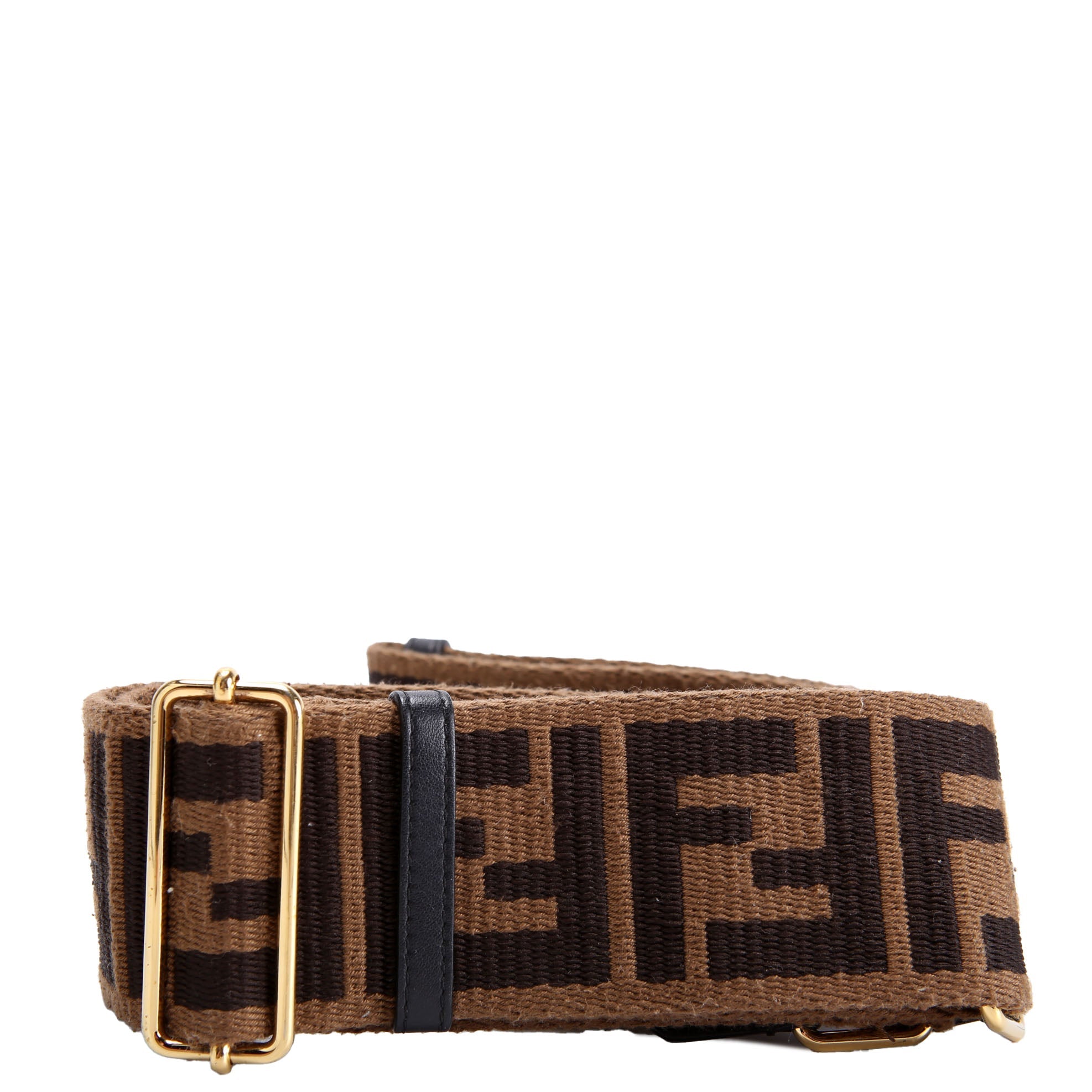 Fendi FF Zucca Adjustable Strap Brown/Black