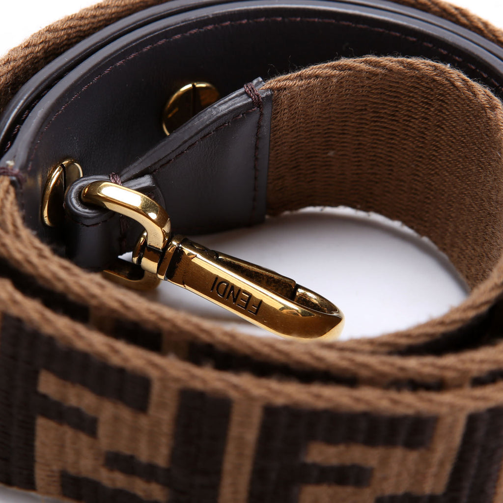 Fendi FF Zucca Adjustable Strap Brown/Black