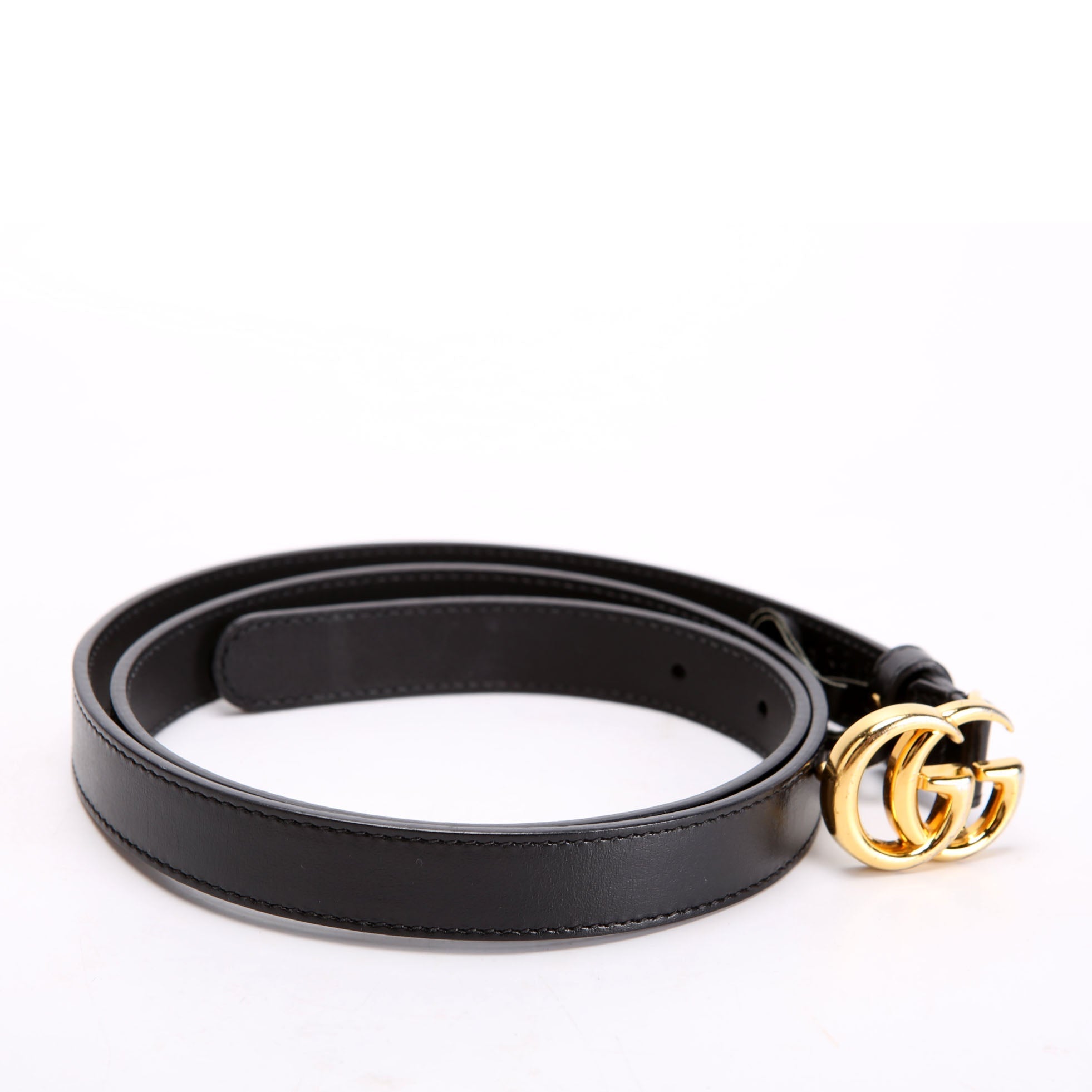409417 GG Marmont Thin Belt Size 90/36 Black