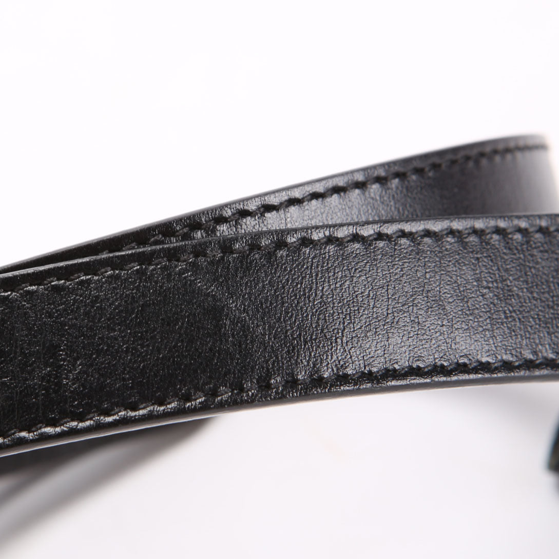 409417 GG Marmont Thin Belt Size 90/36 Black