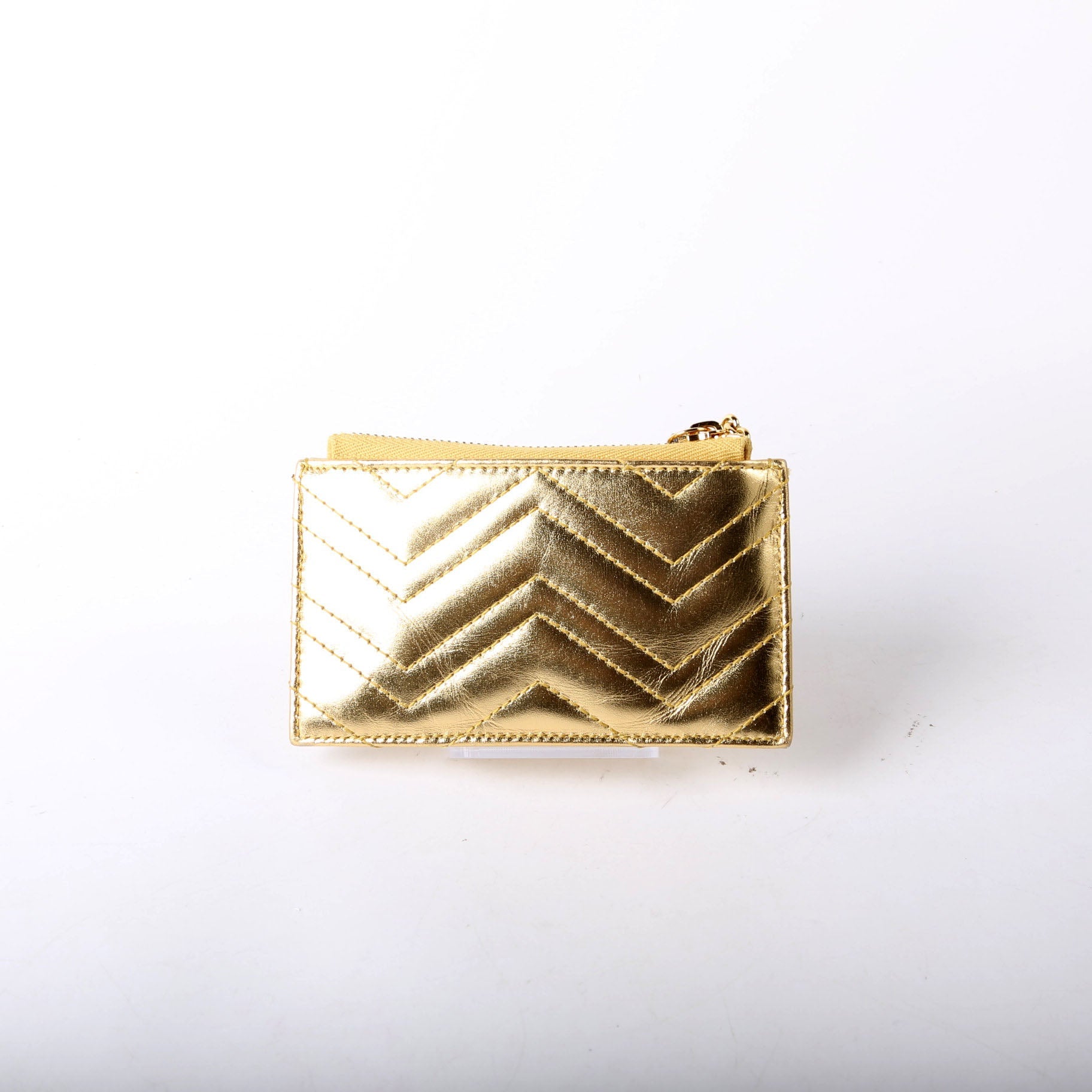 Gucci 826199 Marmont Key Pouch Gold