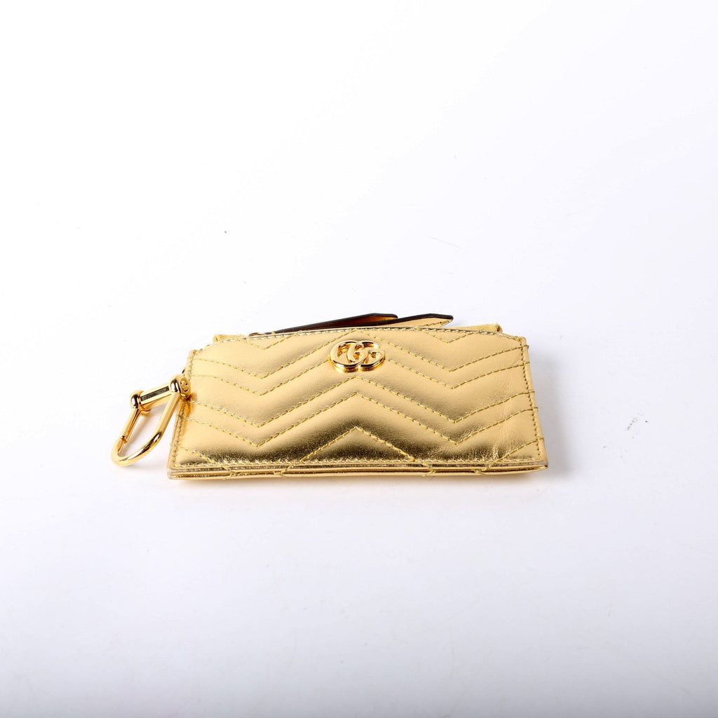 Gucci 826199 Marmont Key Pouch Gold