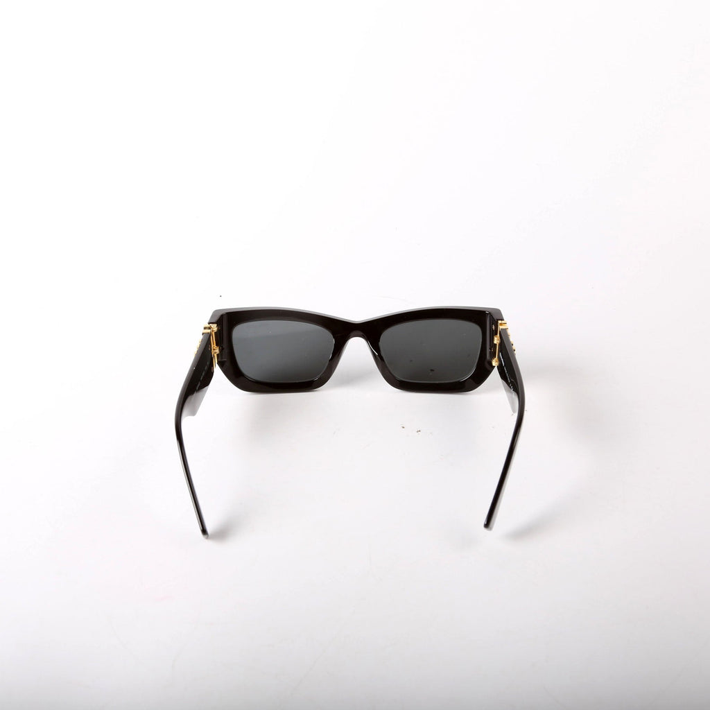 SMU09W Miu Glimpse Sunglasses Black/Gold
