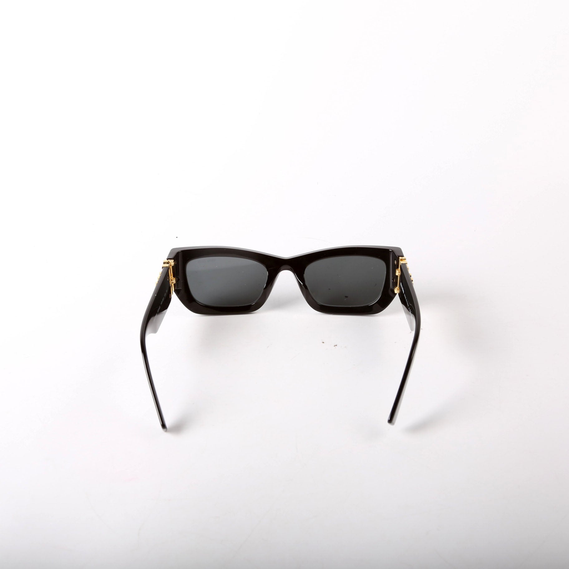 SMU09W Miu Glimpse Sunglasses Black/Gold