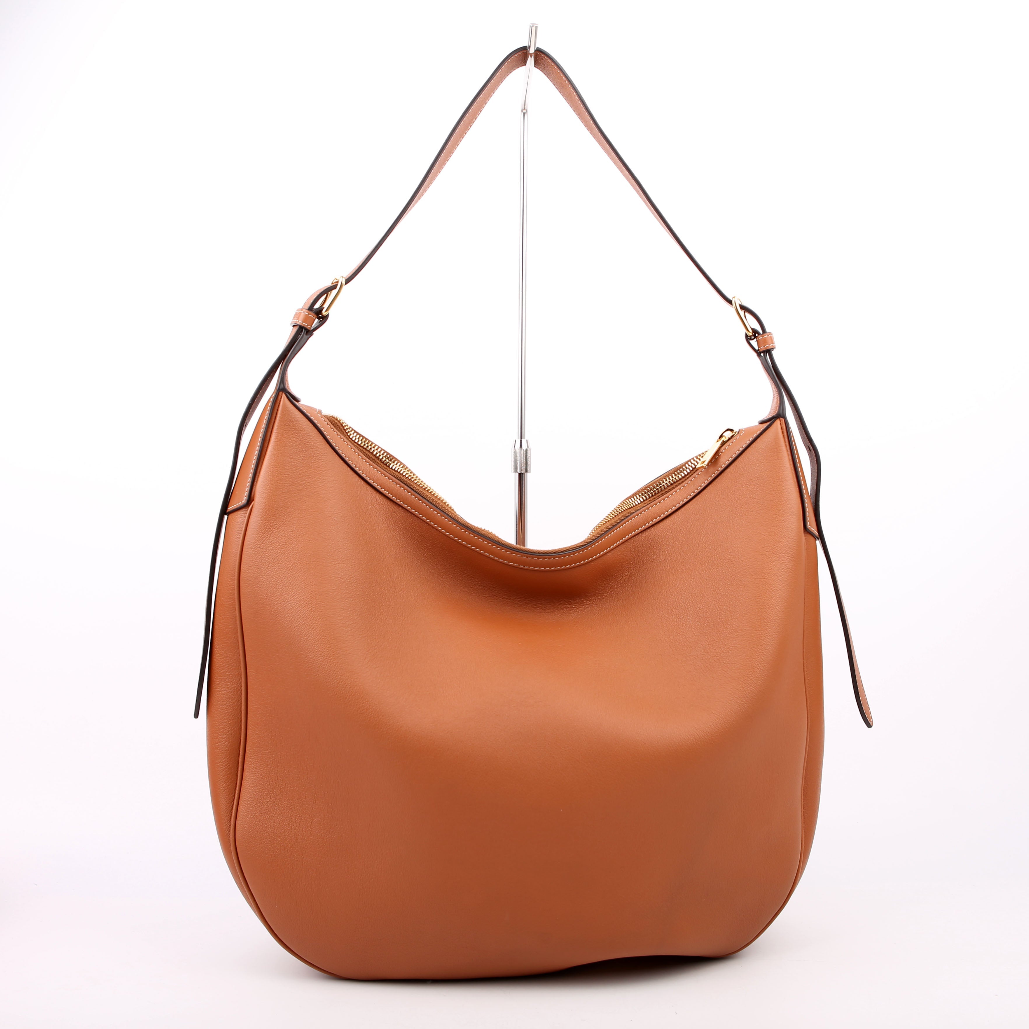 Triomphe Heloise Medium Shoulder Calfskin Brown