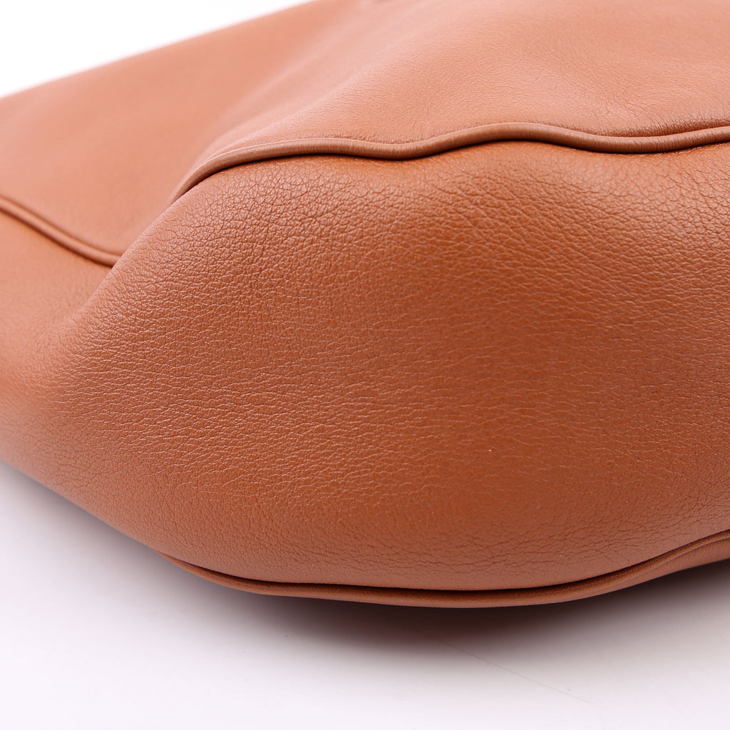 Triomphe Heloise Medium Shoulder Calfskin Brown