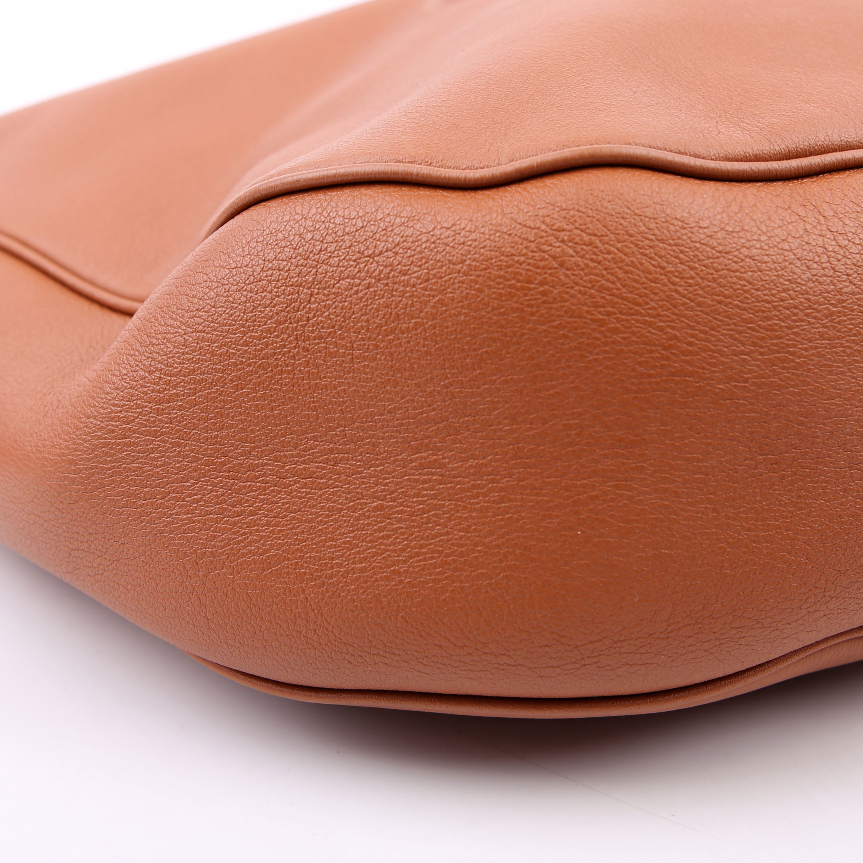 Triomphe Heloise Medium Shoulder Calfskin Brown