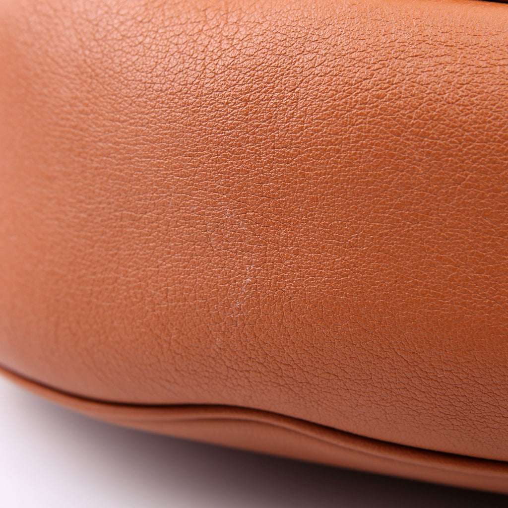 Triomphe Heloise Medium Shoulder Calfskin Brown