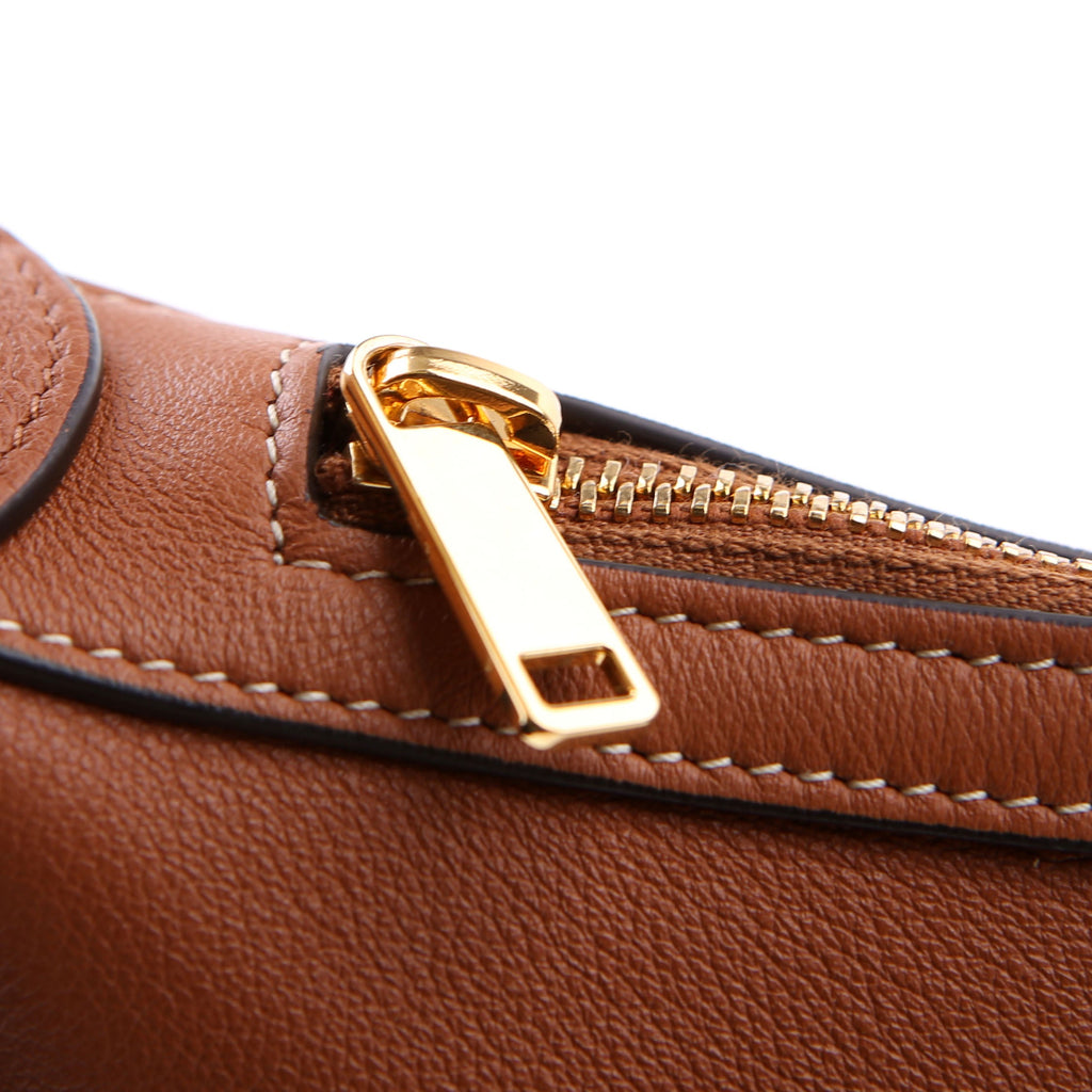 Triomphe Heloise Medium Shoulder Calfskin Brown