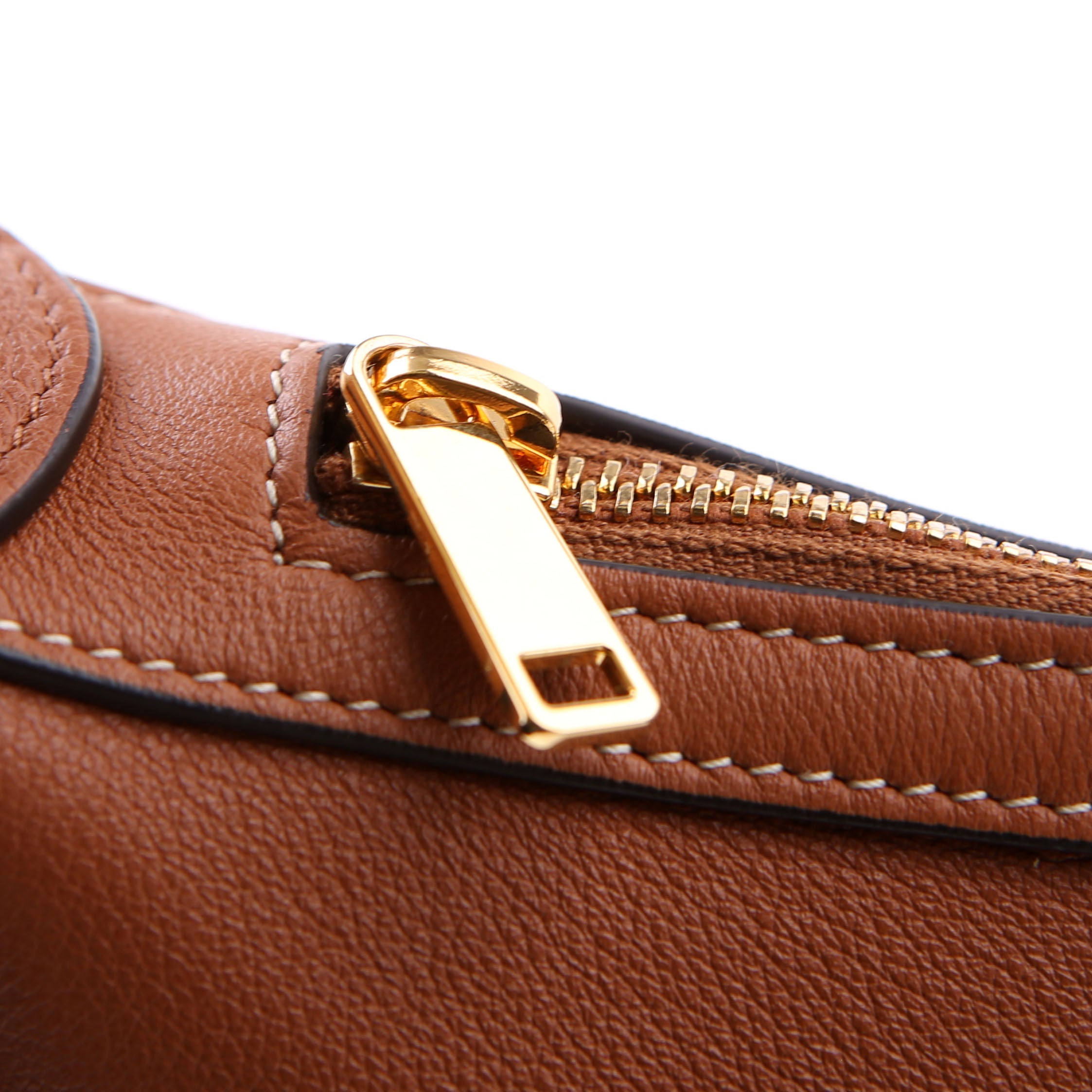 Triomphe Heloise Medium Shoulder Calfskin Brown