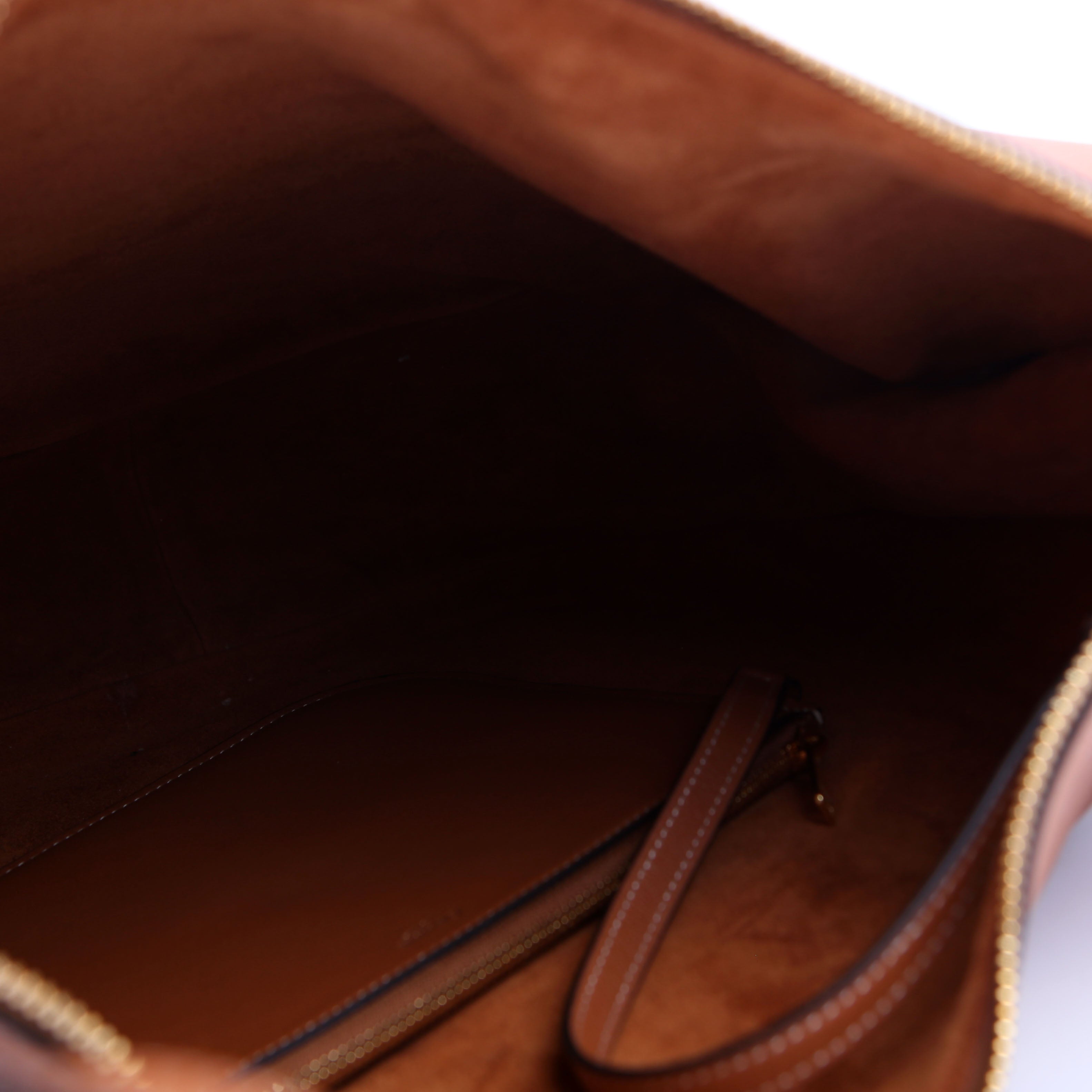 Triomphe Heloise Medium Shoulder Calfskin Brown
